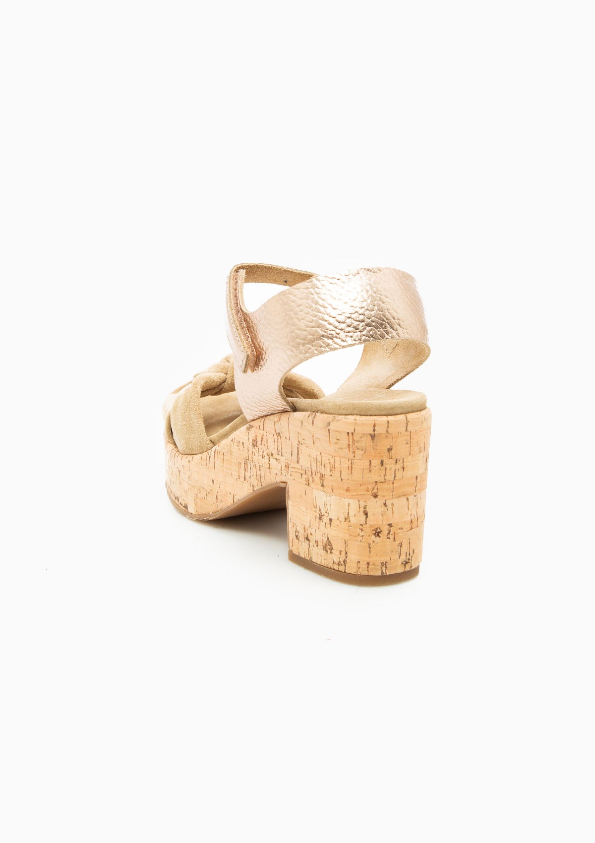 Deniz Knotted Midi Platform | Rope/Rose Gold