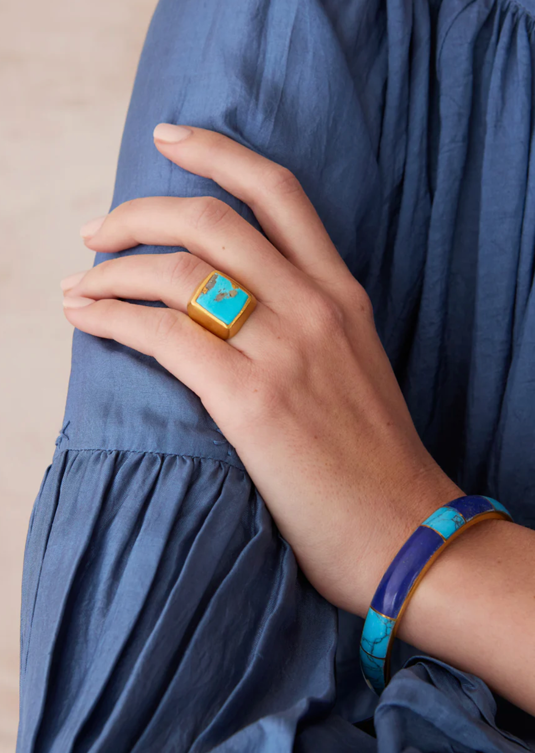 18kt Gold Vermeil PSTM Afghanistan Burhan Ring | Gold