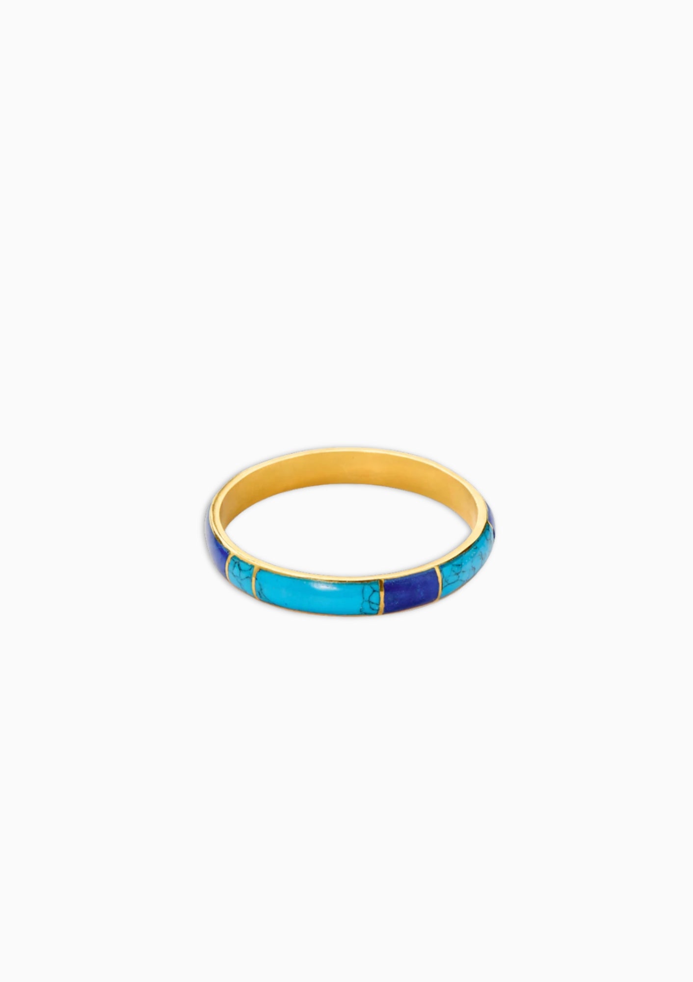 18kt Gold Vermeil PSTM Afghanistan Lajward Ayenda Bangle | Gold