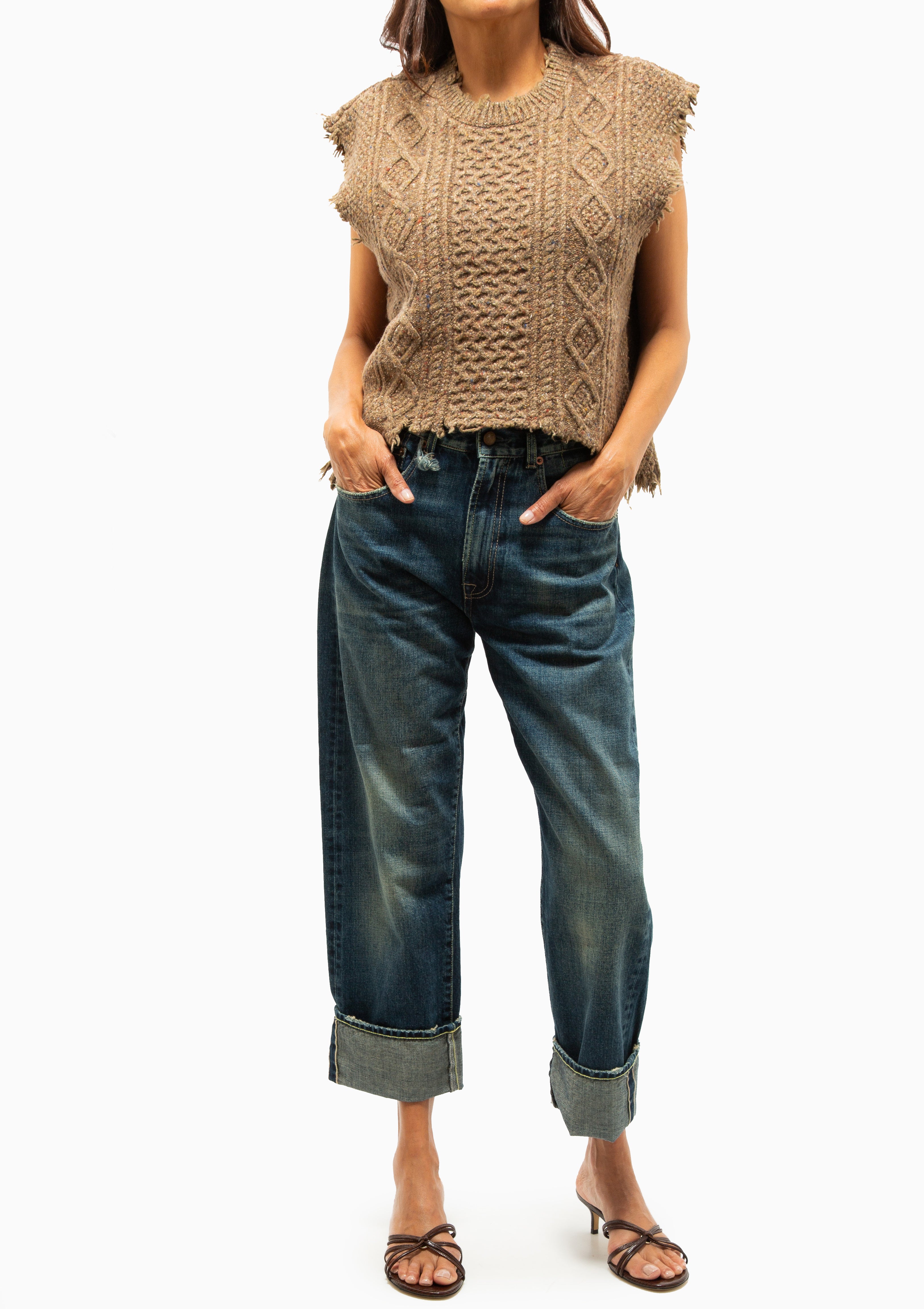 Cuffed X-BF Jean | Adelaide Selvedge Blue