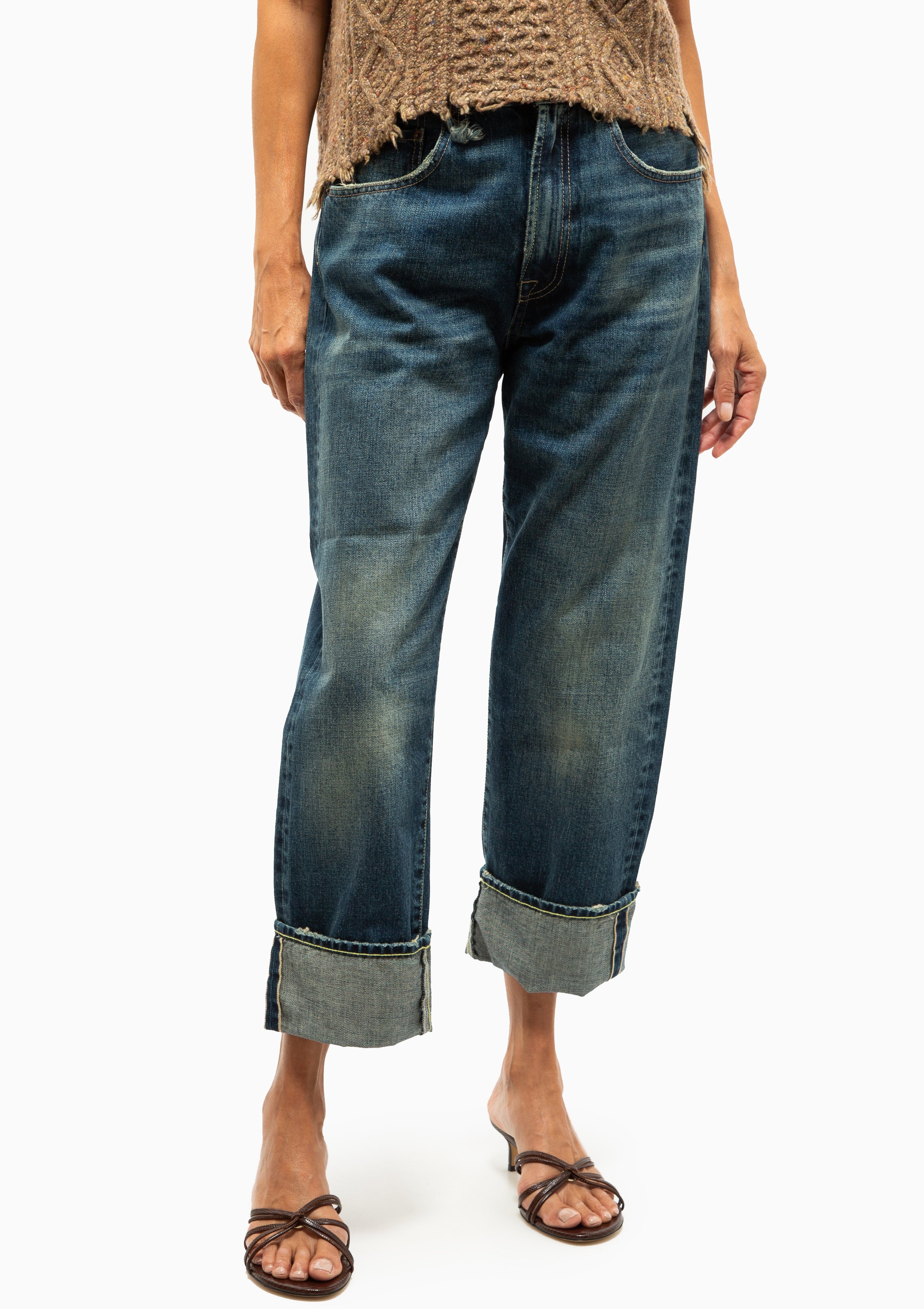 Cuffed X-BF Jean | Adelaide Selvedge Blue