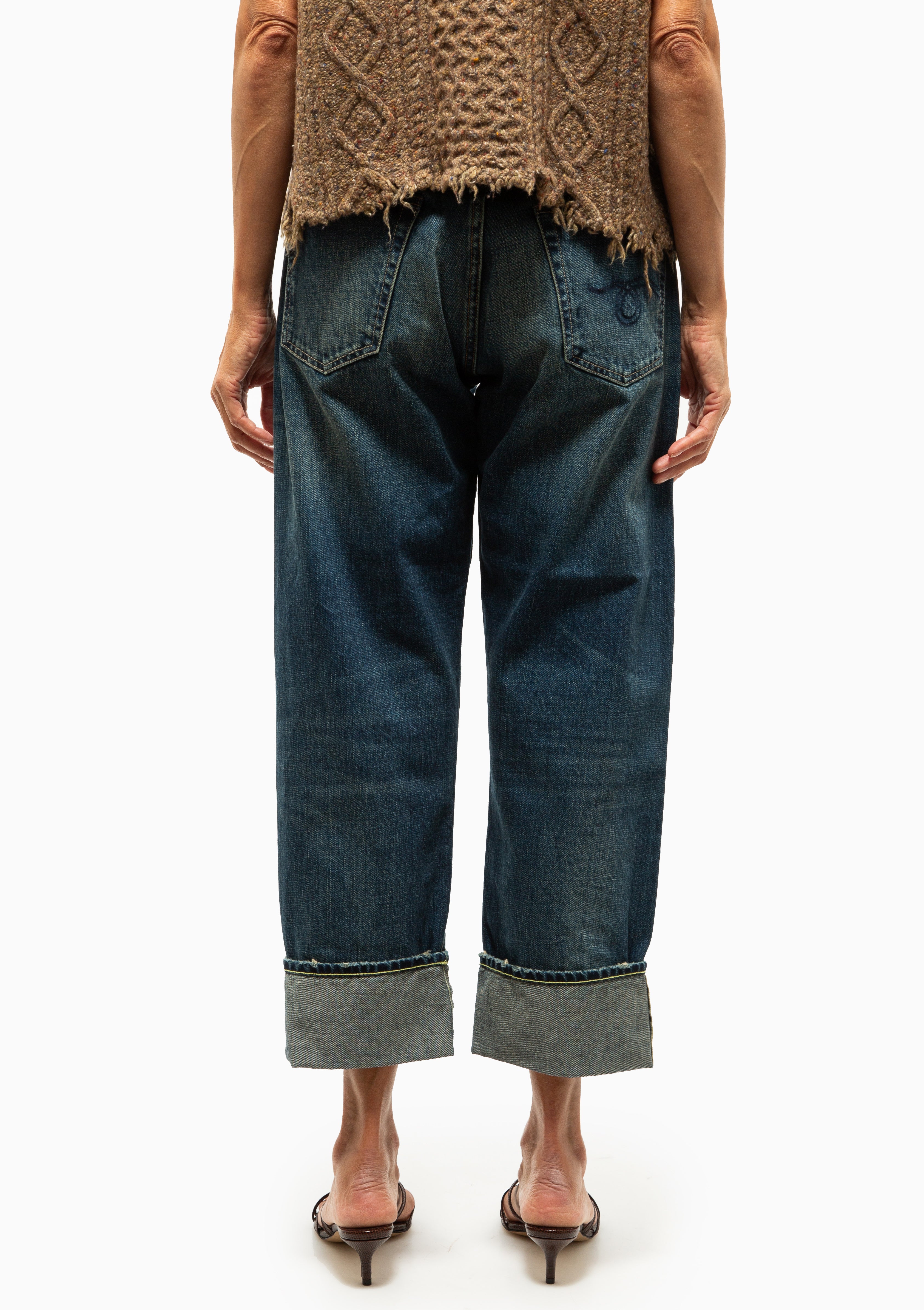 Cuffed X-BF Jean | Adelaide Selvedge Blue