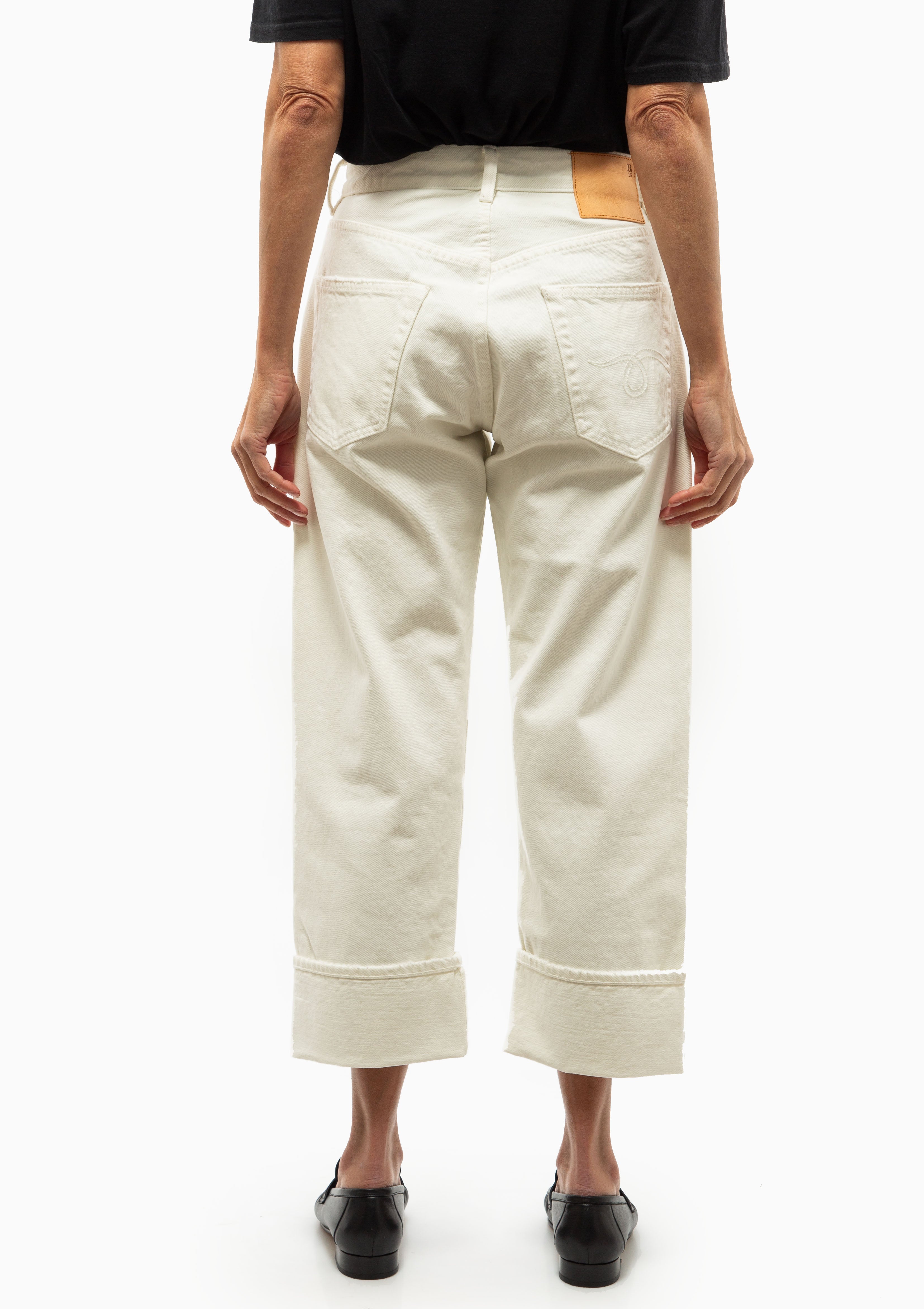 Cuffed X-BF Jean | Bennett White Selvedge