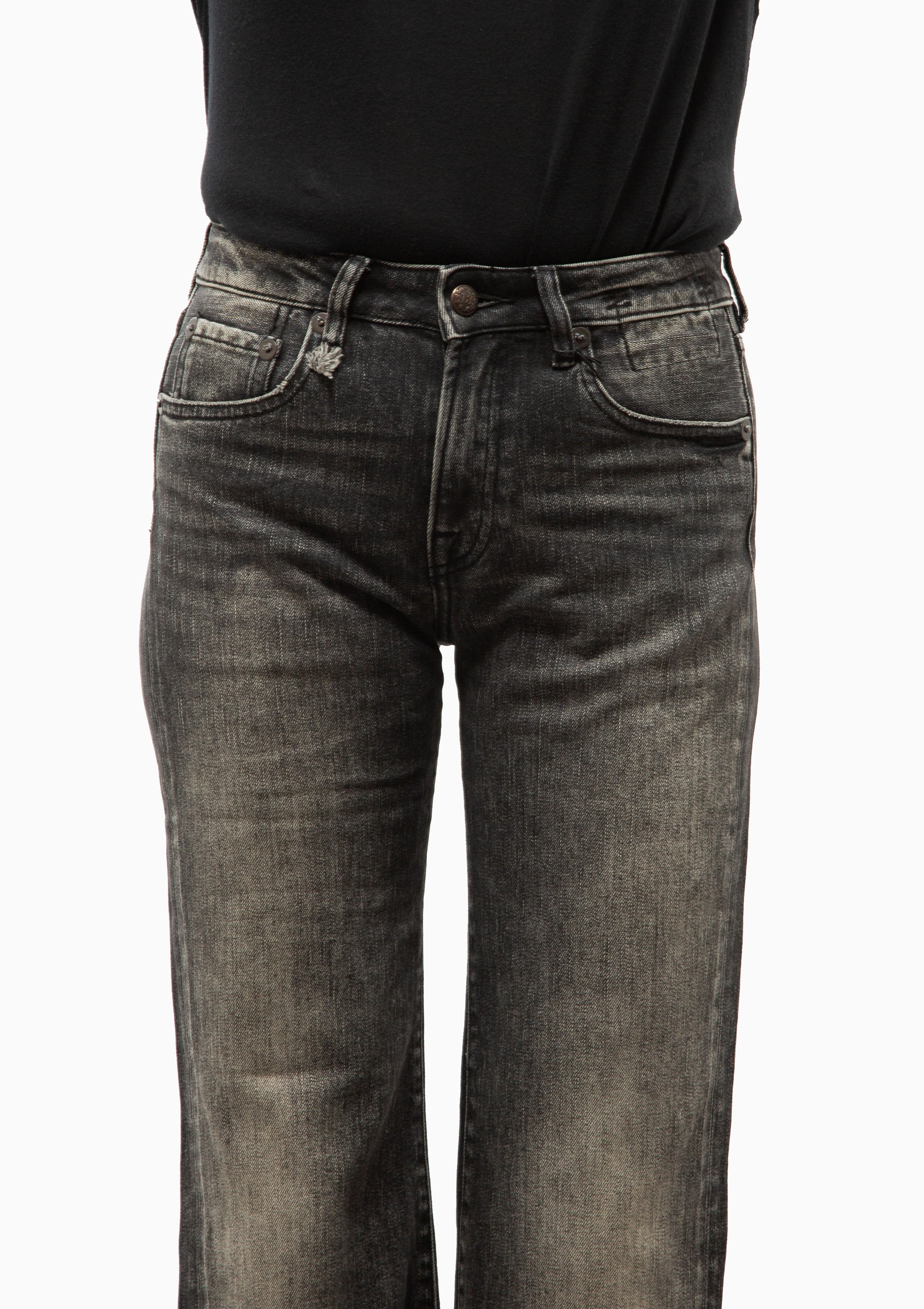 Joan Kick Flare Jean | Kennet Black Stretch