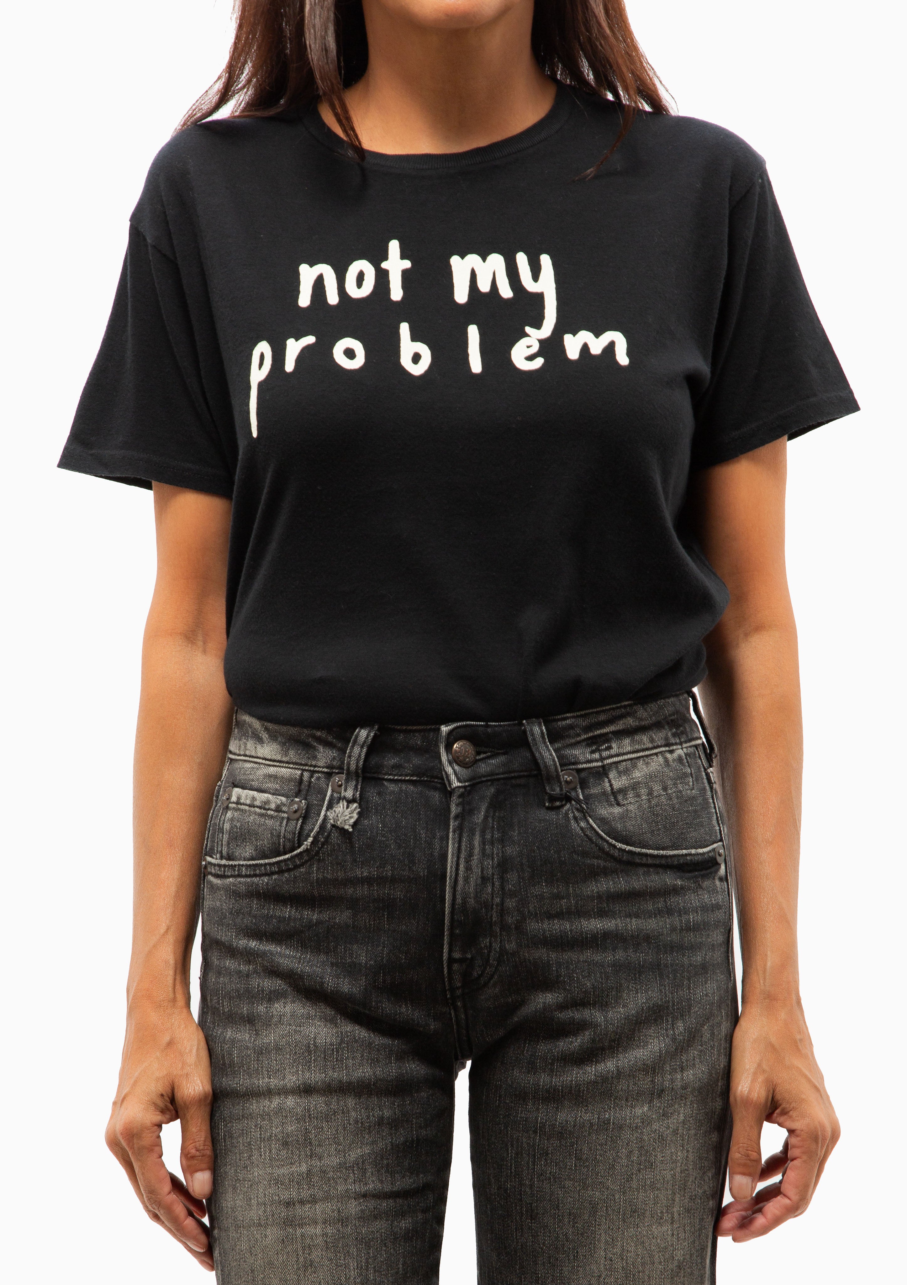 Not My Problem Boy T | Black