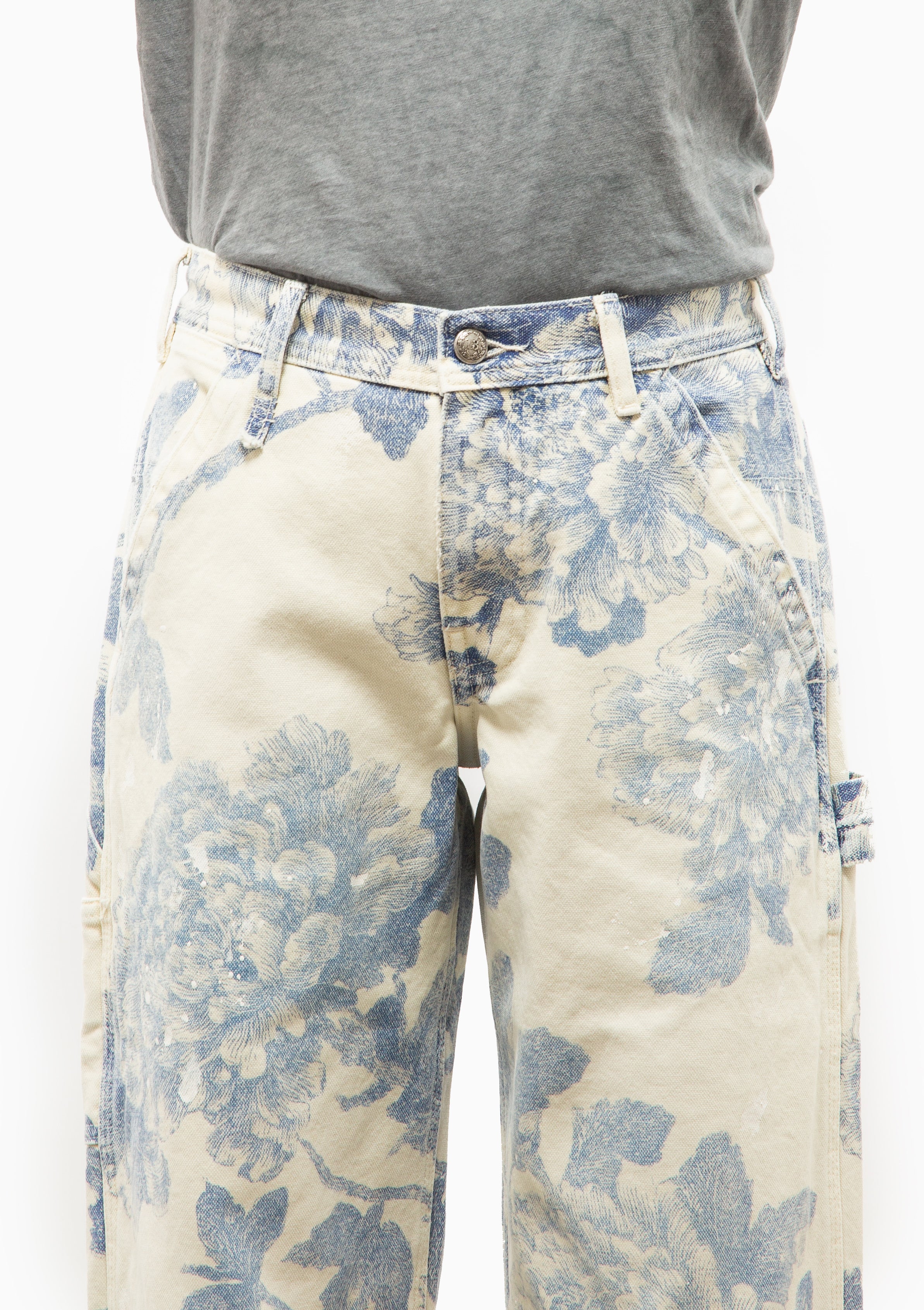 Carpenter Pant | Washed Blue Floral