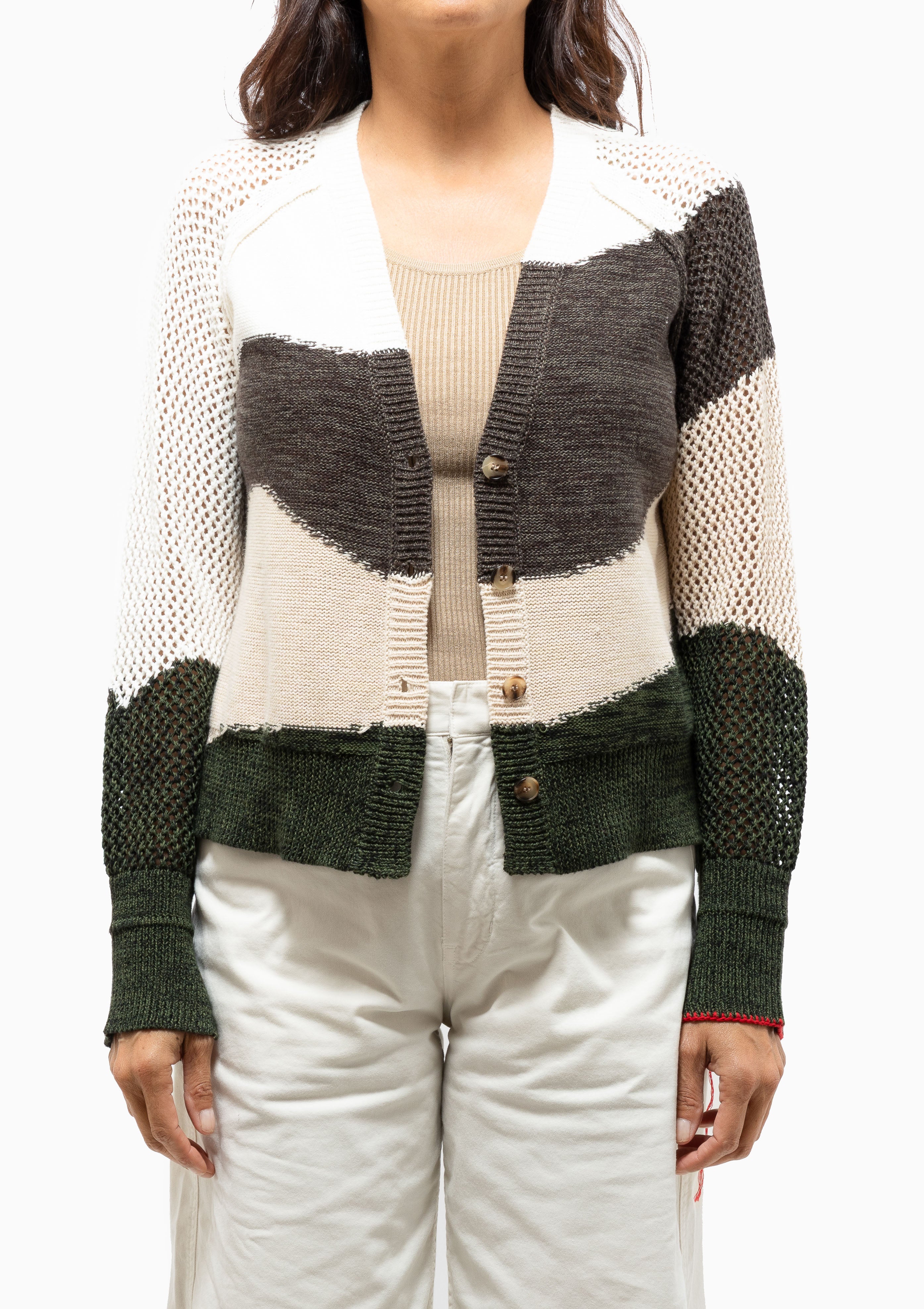 Cotton Cashmere Matisse Cardigan | Neutral
