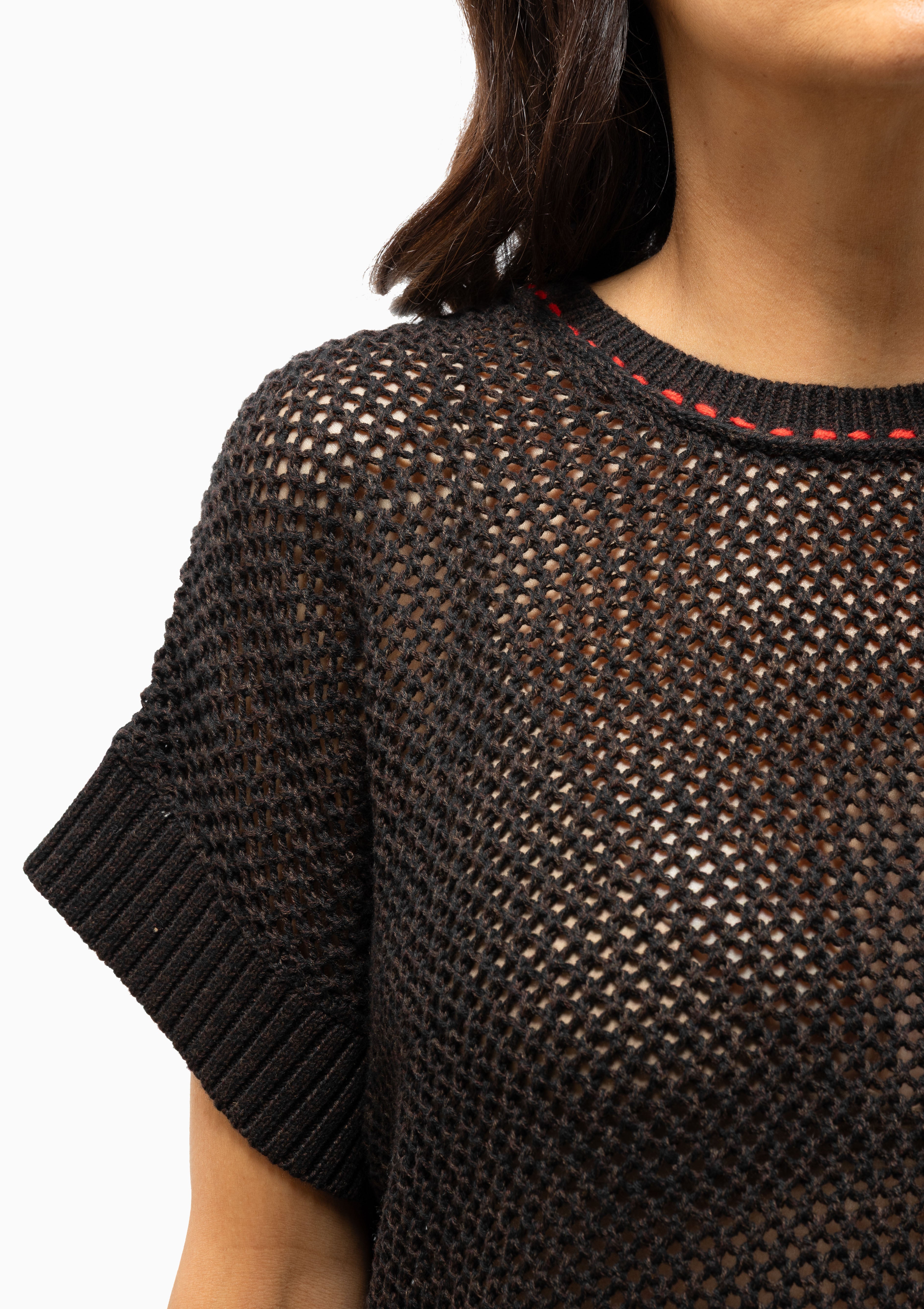 Cotton Cashmere Miro Pullover | Brown Marled