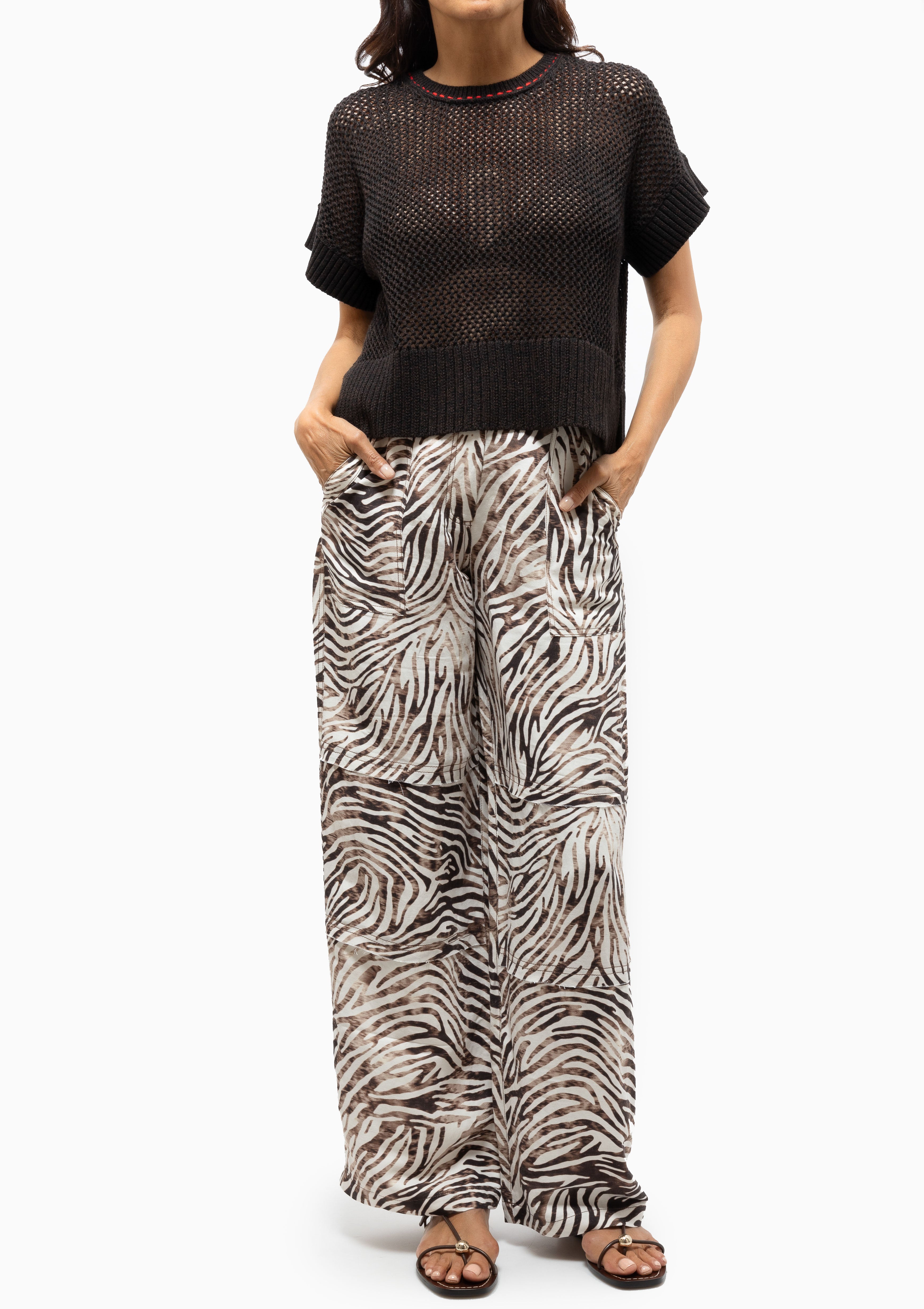 Cotton Cashmere Miro Pullover | Brown Marled