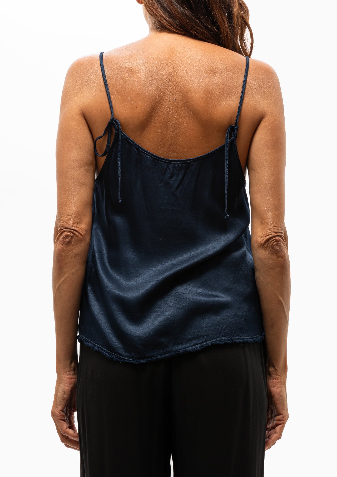 Matte & Pebble Satin Willow Cami | Midnight