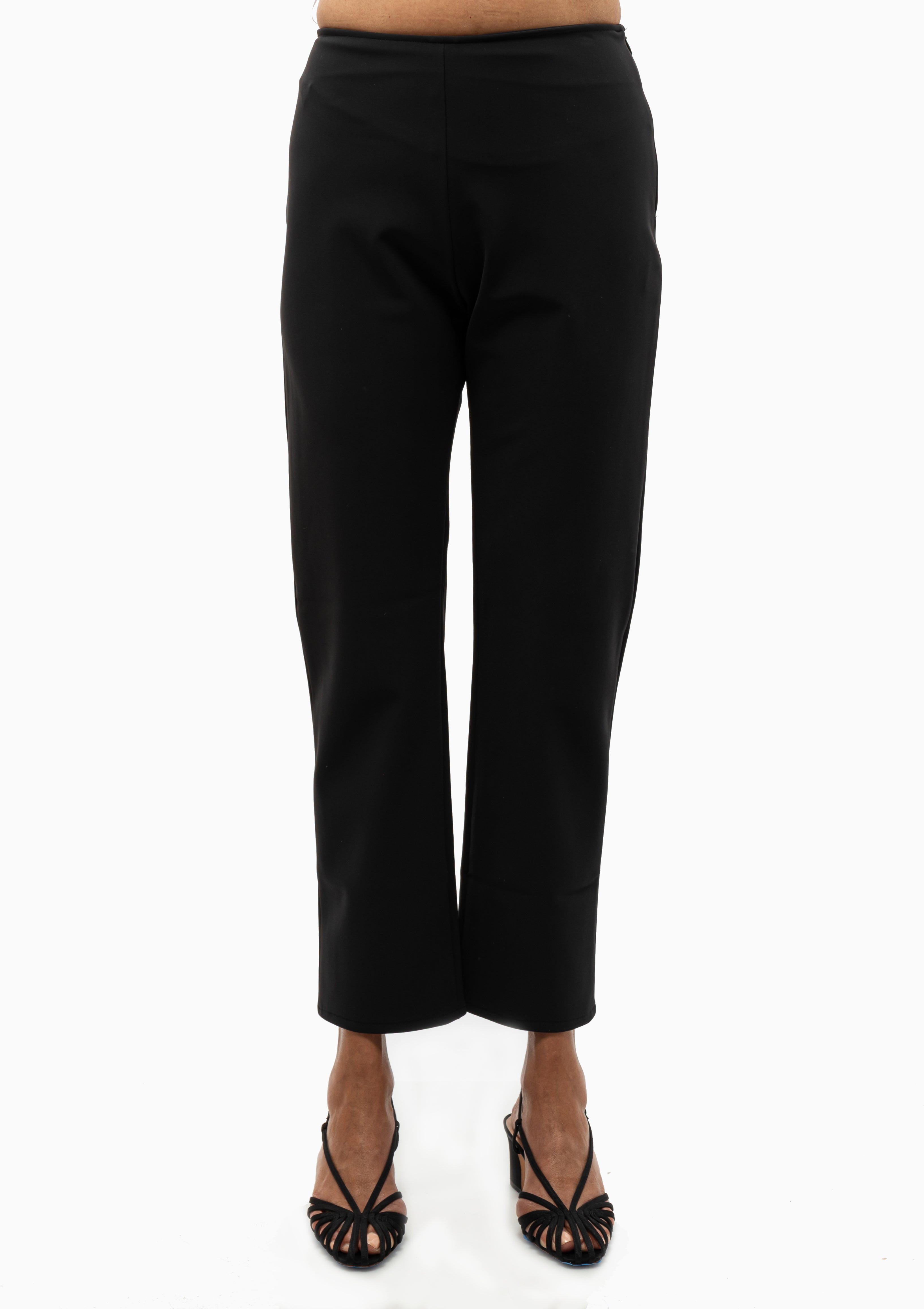 Cigarette Scuba Trousers | Black