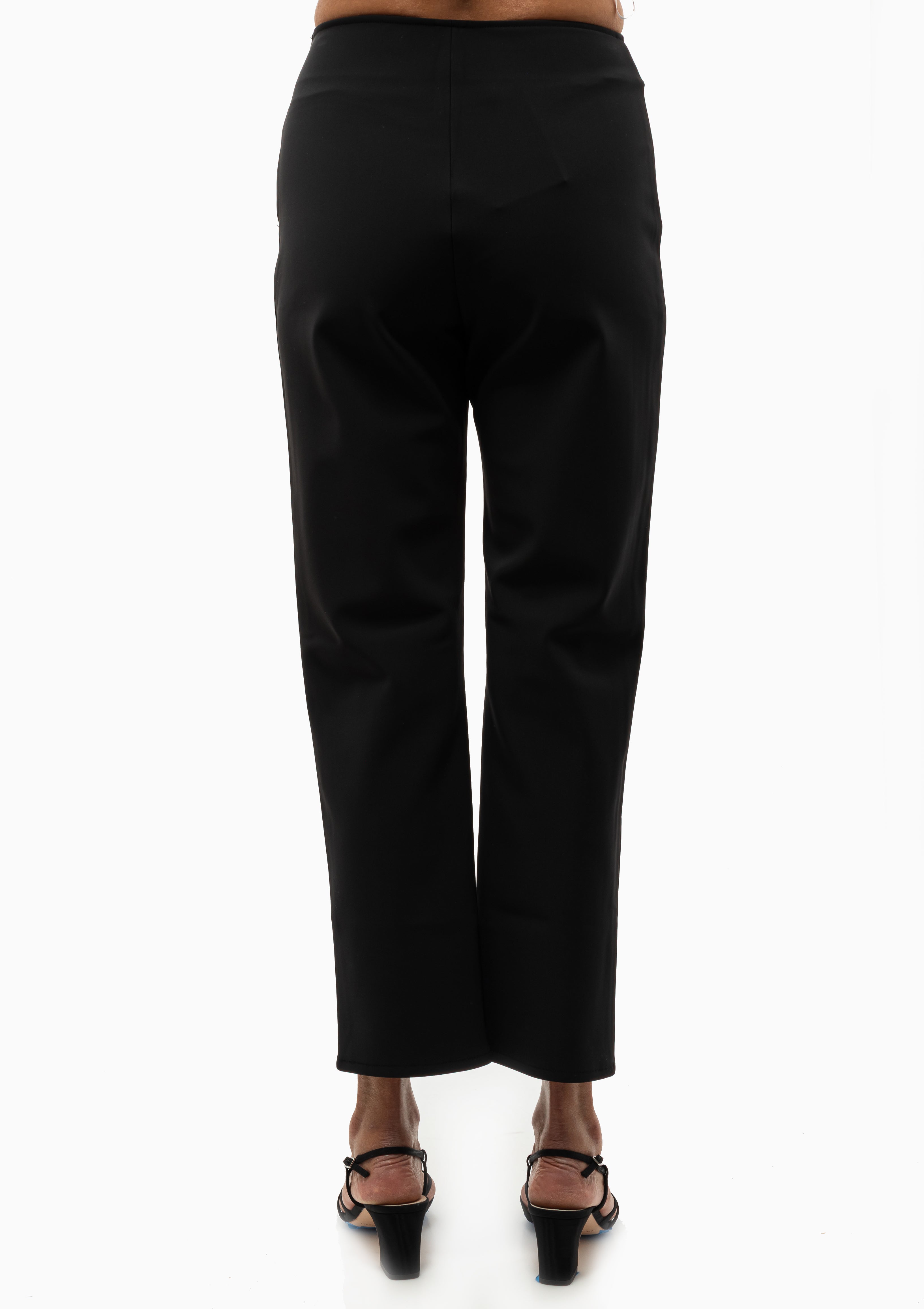 Cigarette Scuba Trousers | Black