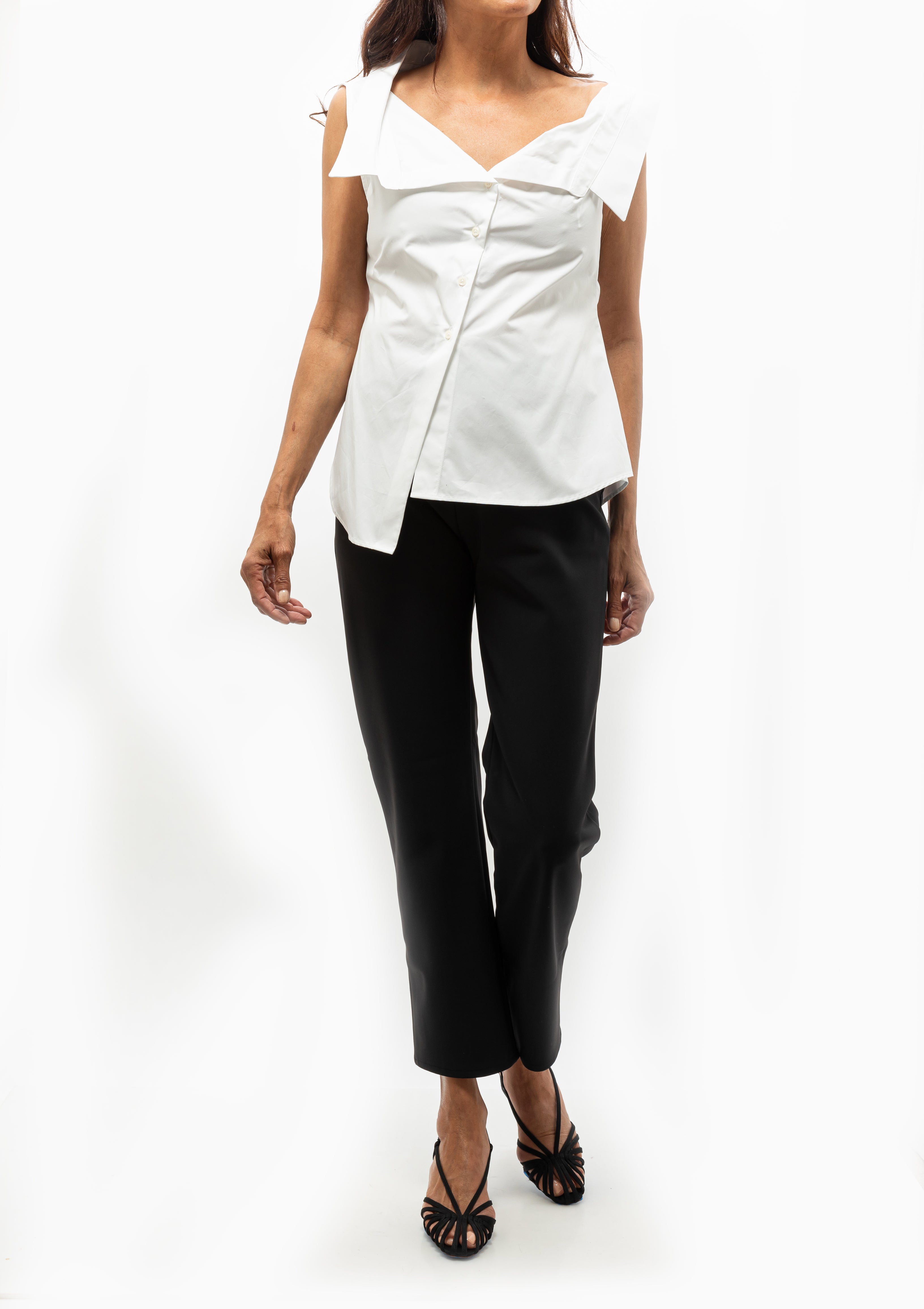Cigarette Scuba Trousers | Black