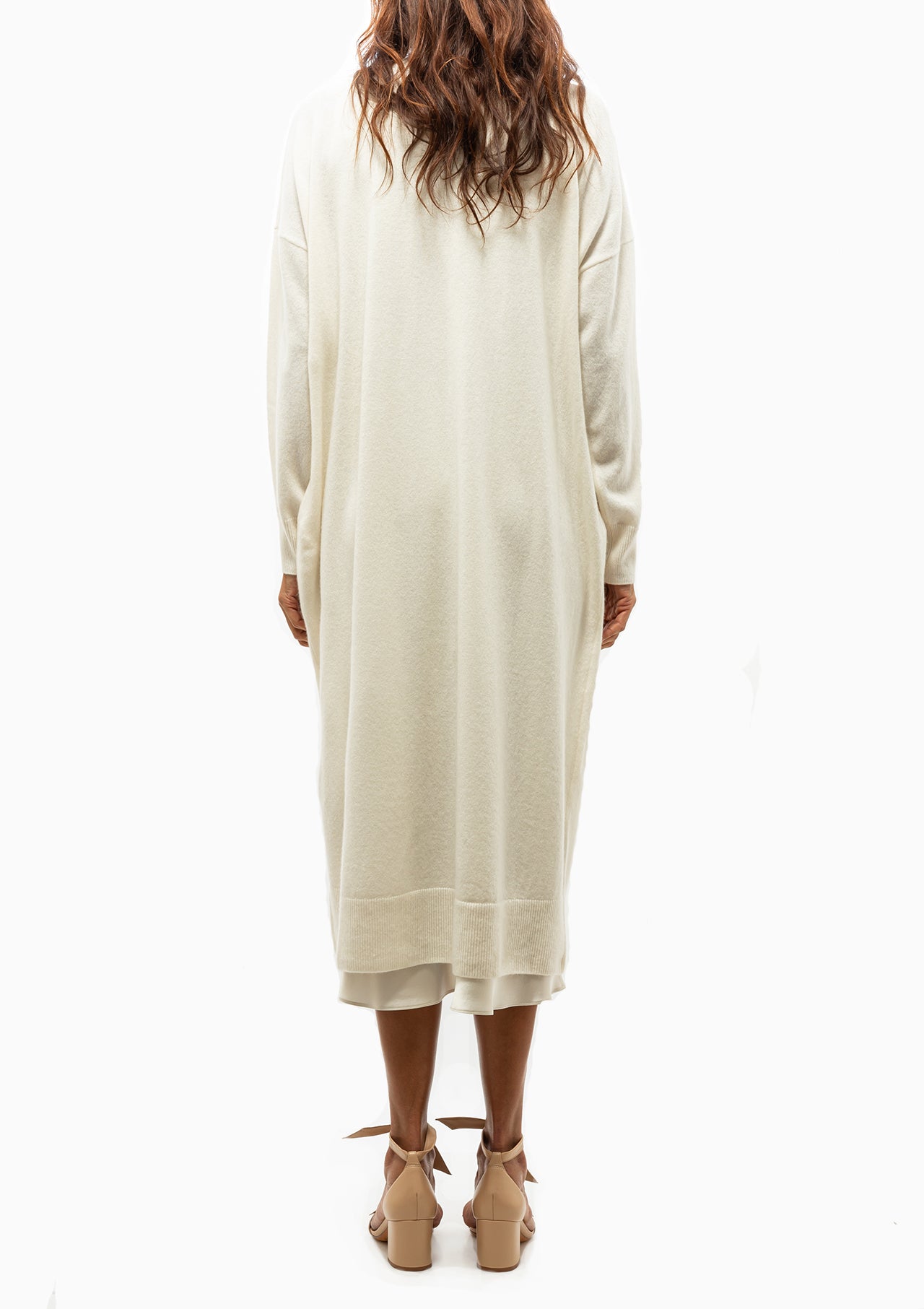 Sybil Cashmere Duster | Gardenia