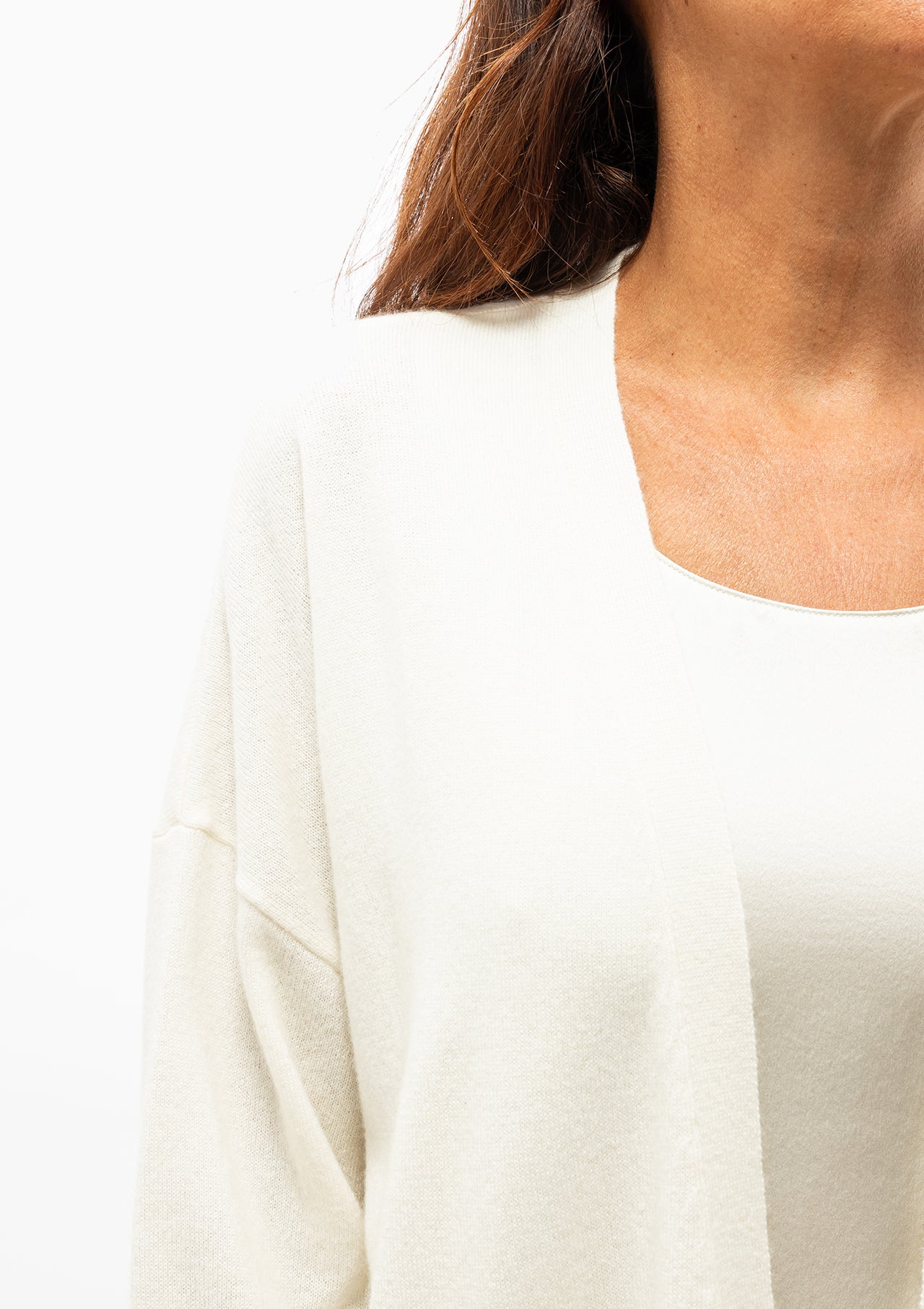 Sybil Cashmere Duster | Gardenia