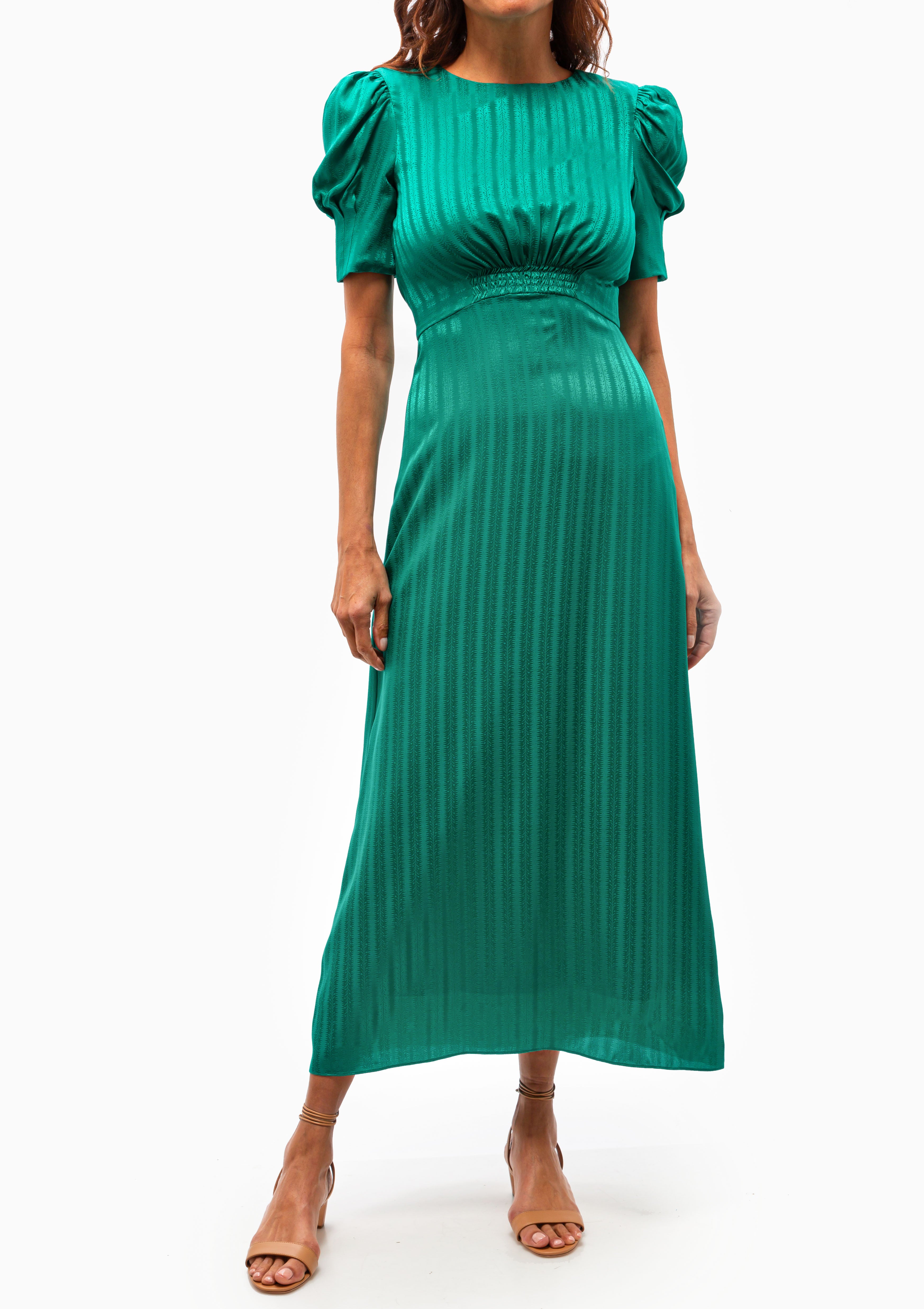 Bianca Dress | Mallard Green