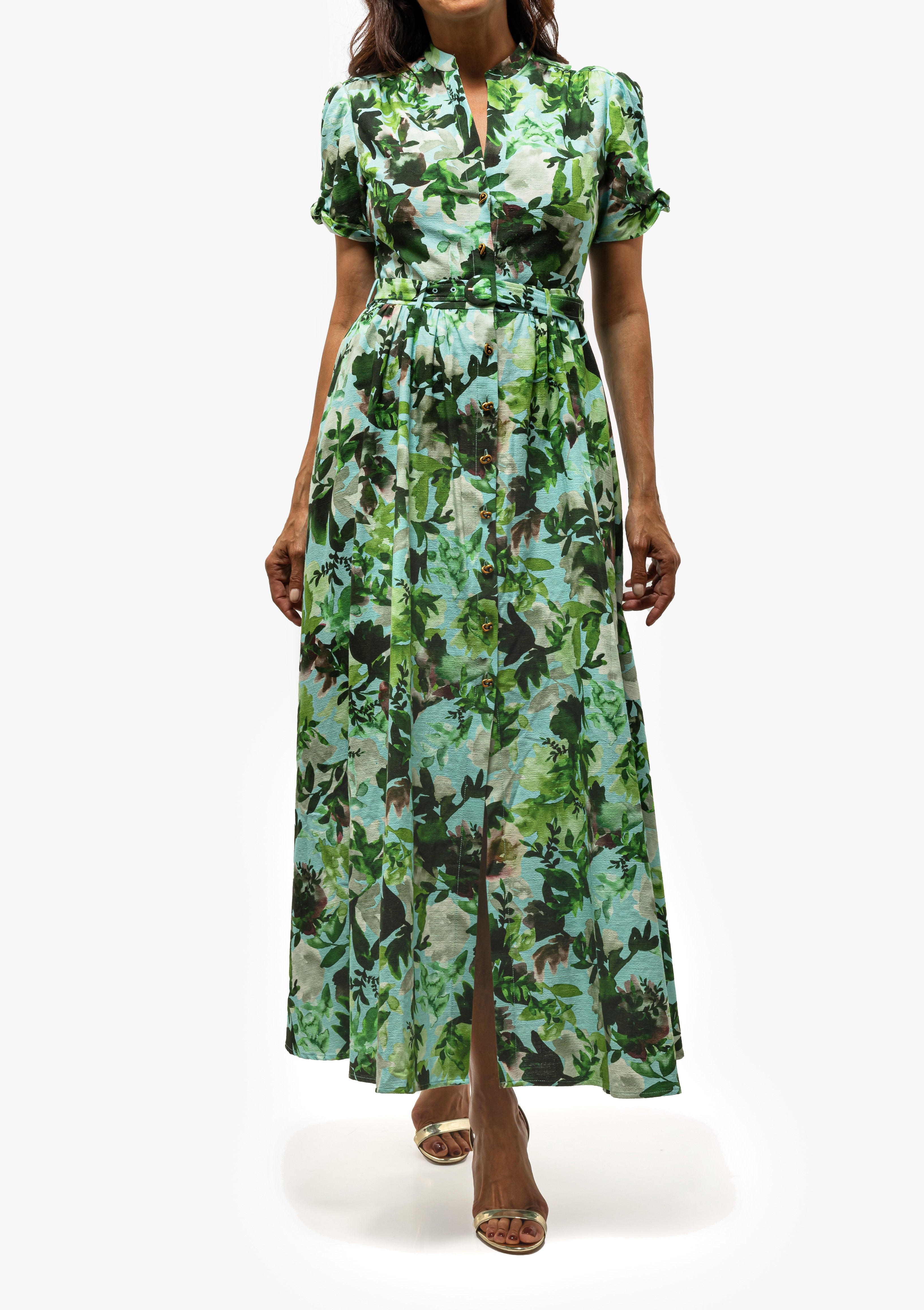 Ena Dress | Watercolour Garden