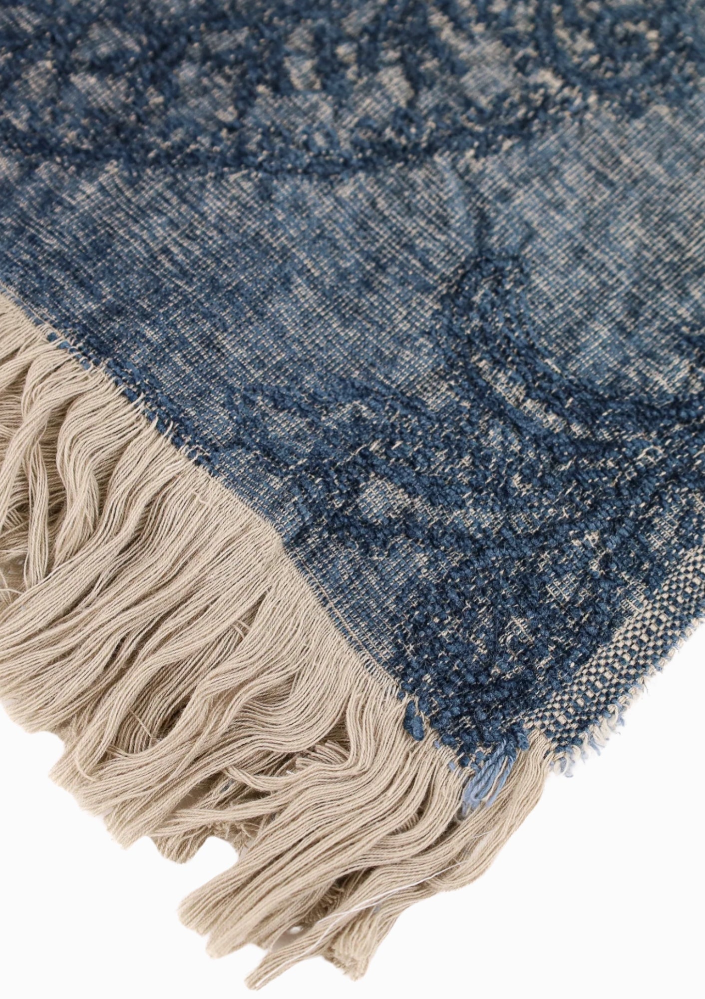 Savery Throw, Denim | 79" x 55"