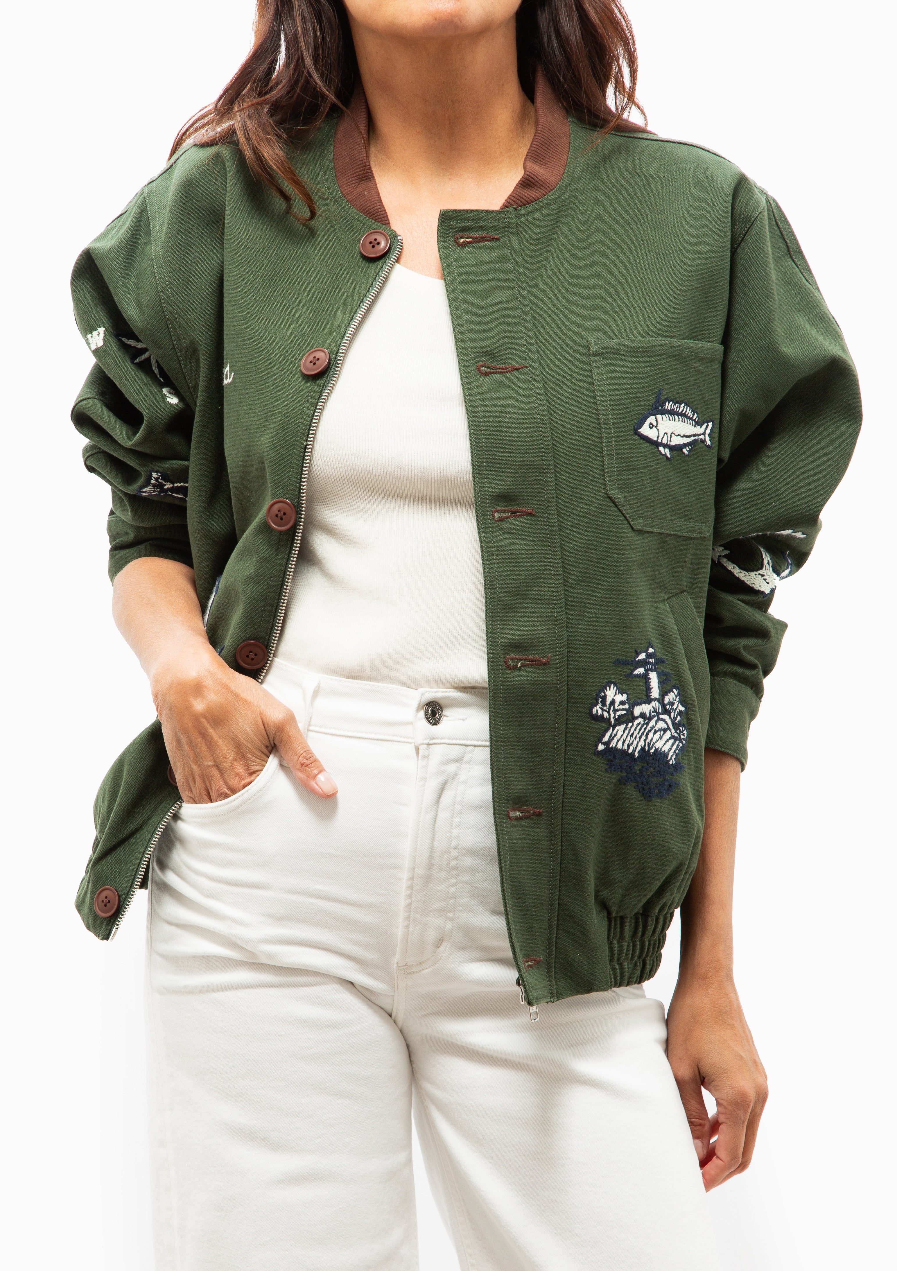 Clyde Lighthouse Jacket | Army