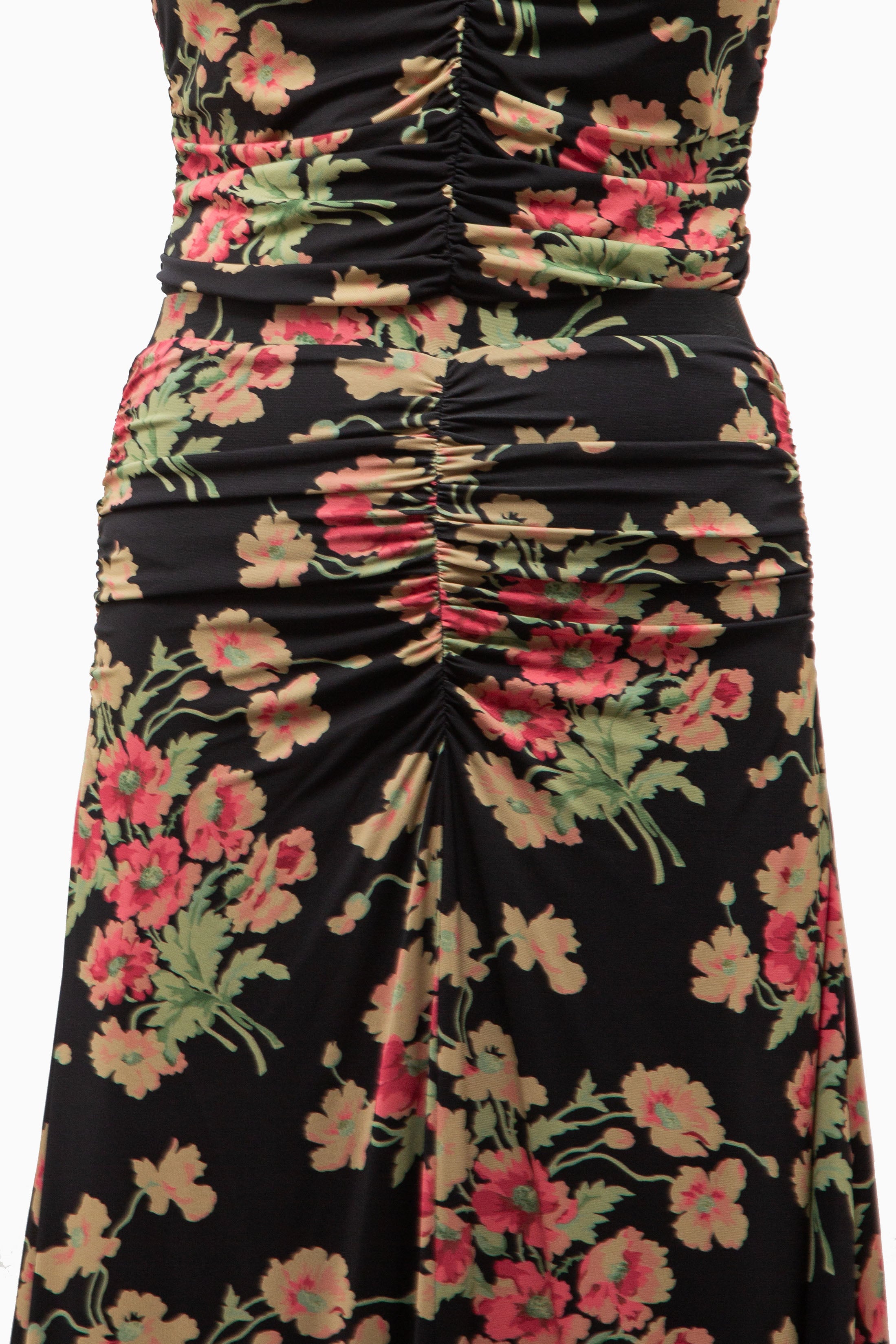 Cornelia Print Midi Skirt | Black