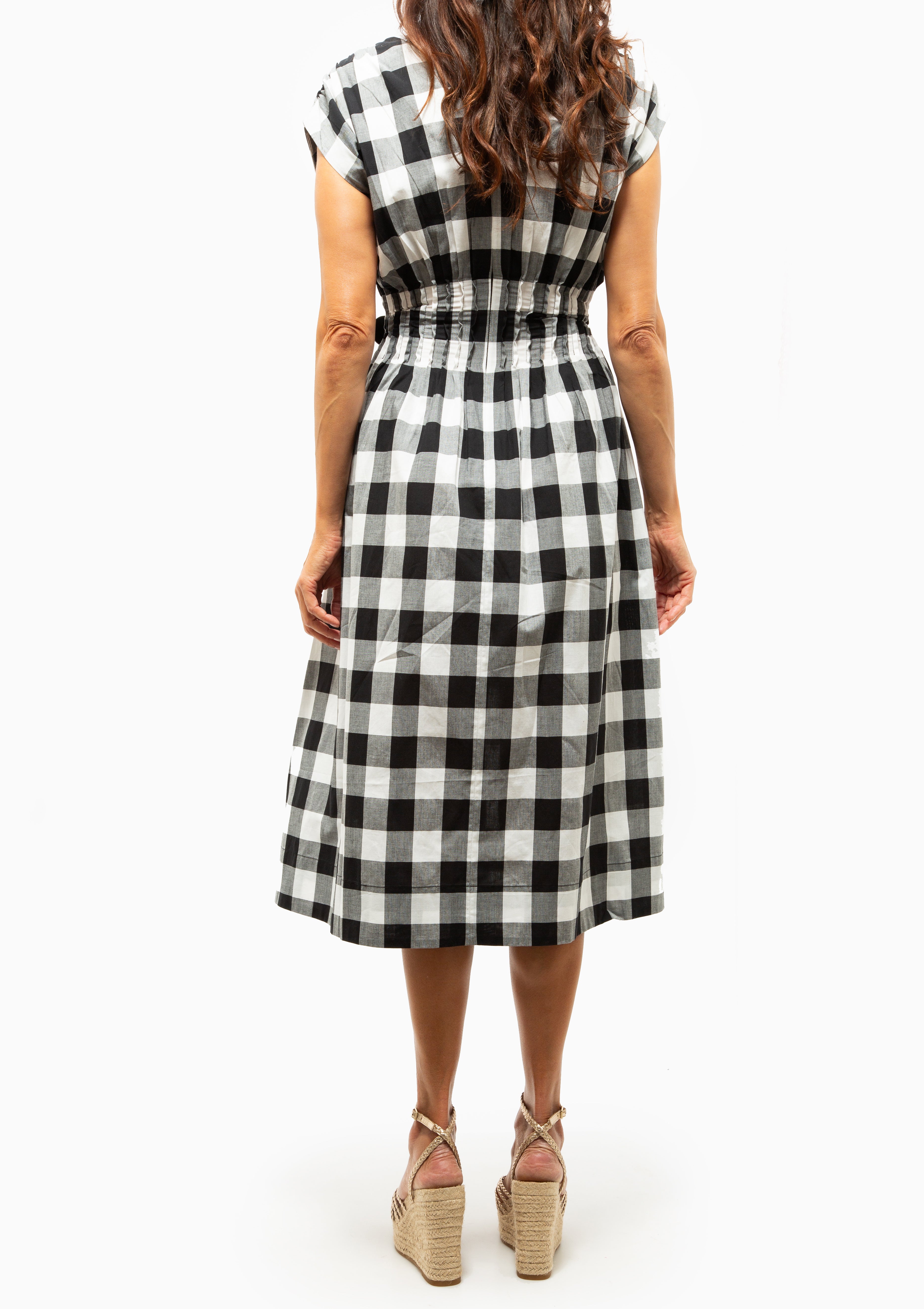 Neci Gingham Midi Tank Dress | Multi