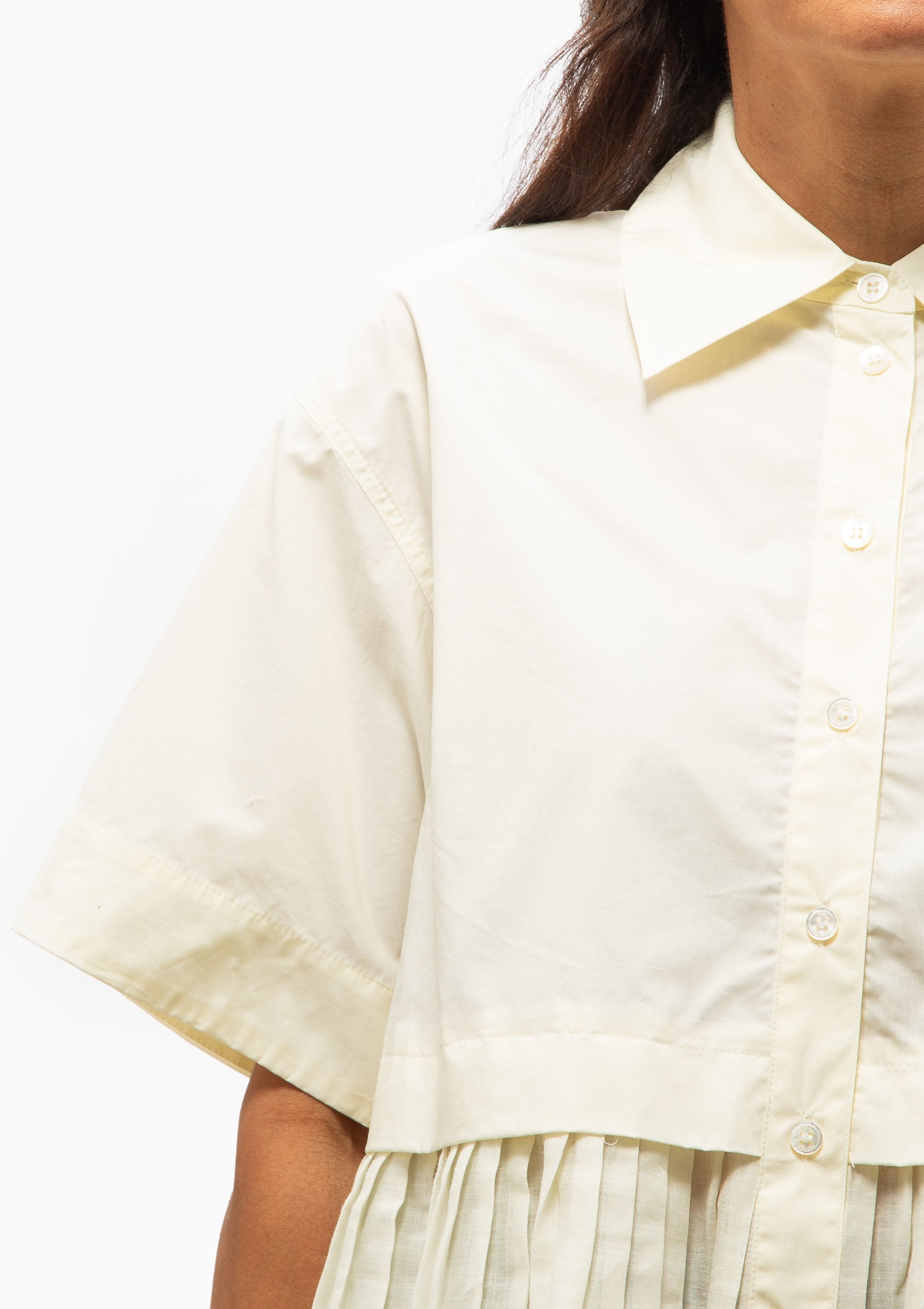 Solene Short Sleeve Shirt | Cream
