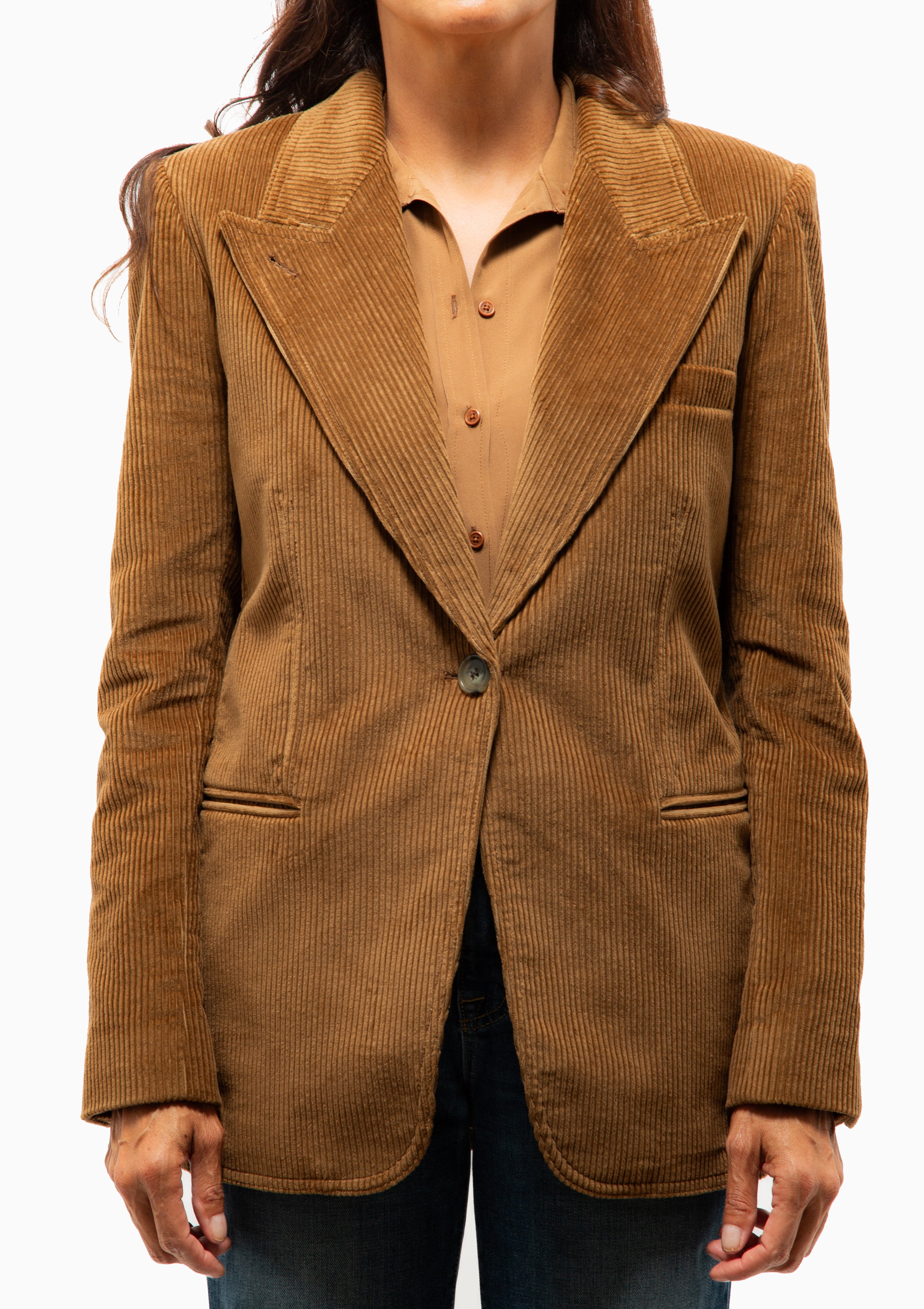 90's Blazer | Toffee Corduroy