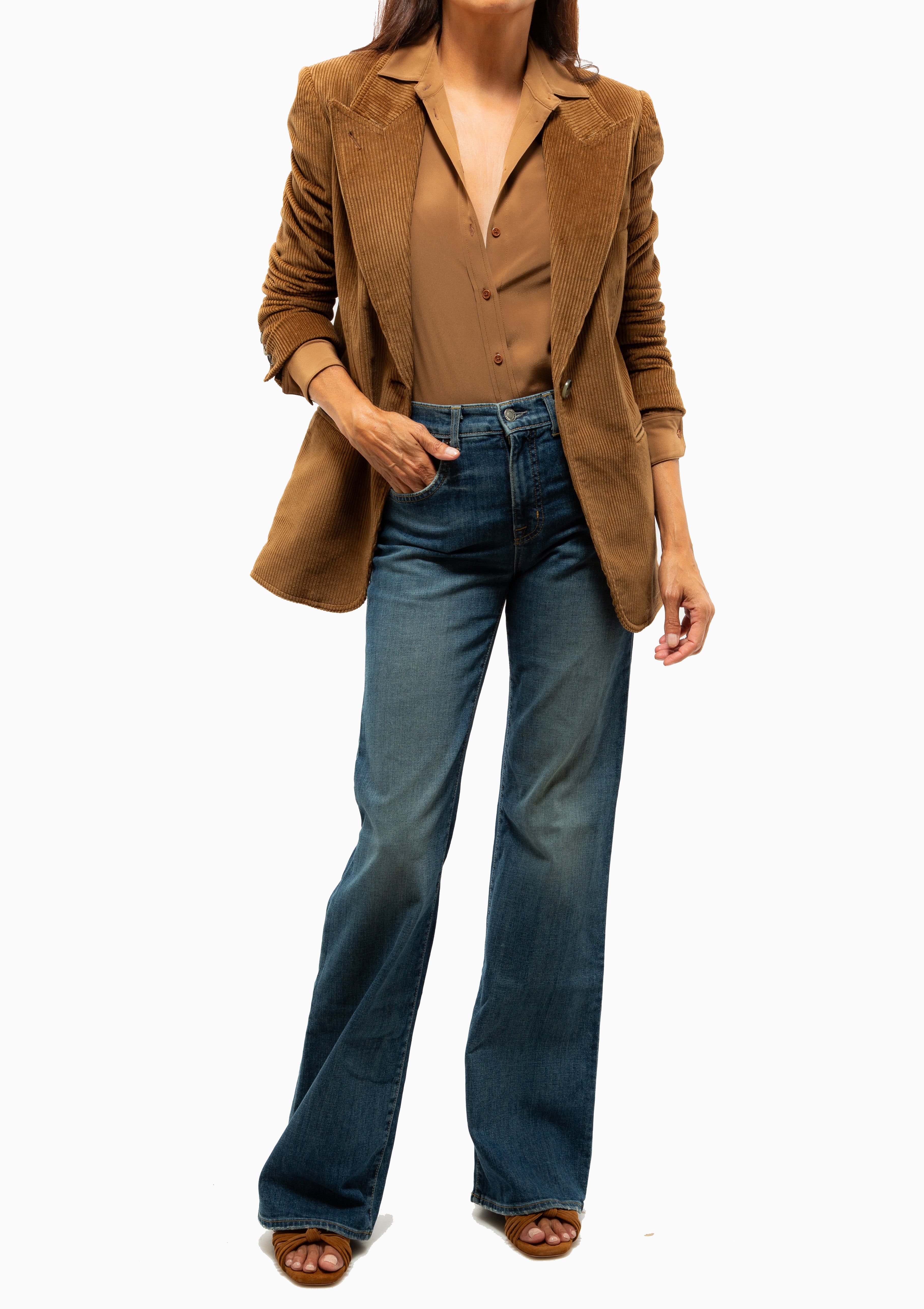 90's Blazer | Toffee Corduroy
