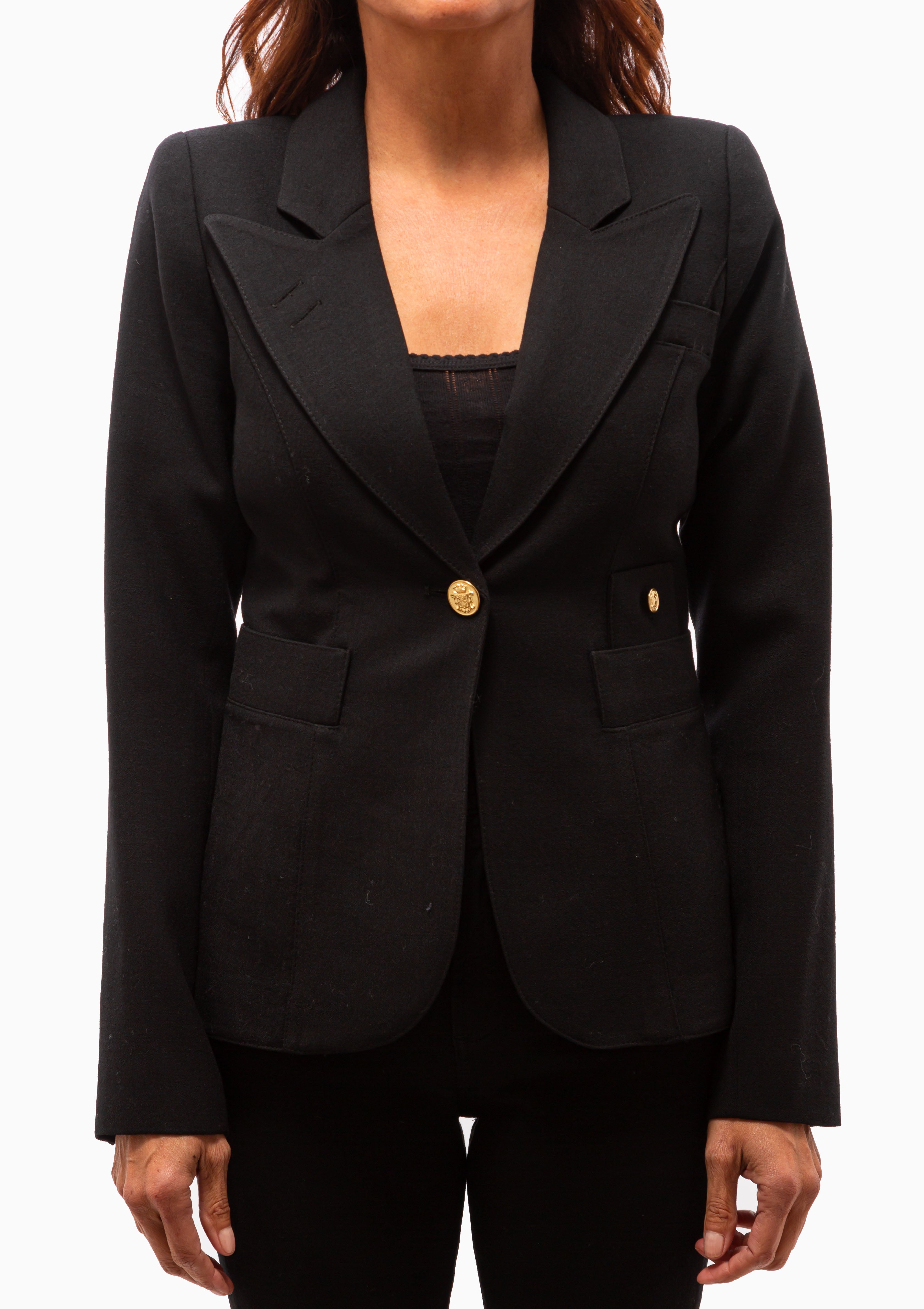 Classic Duchess Blazer | Black