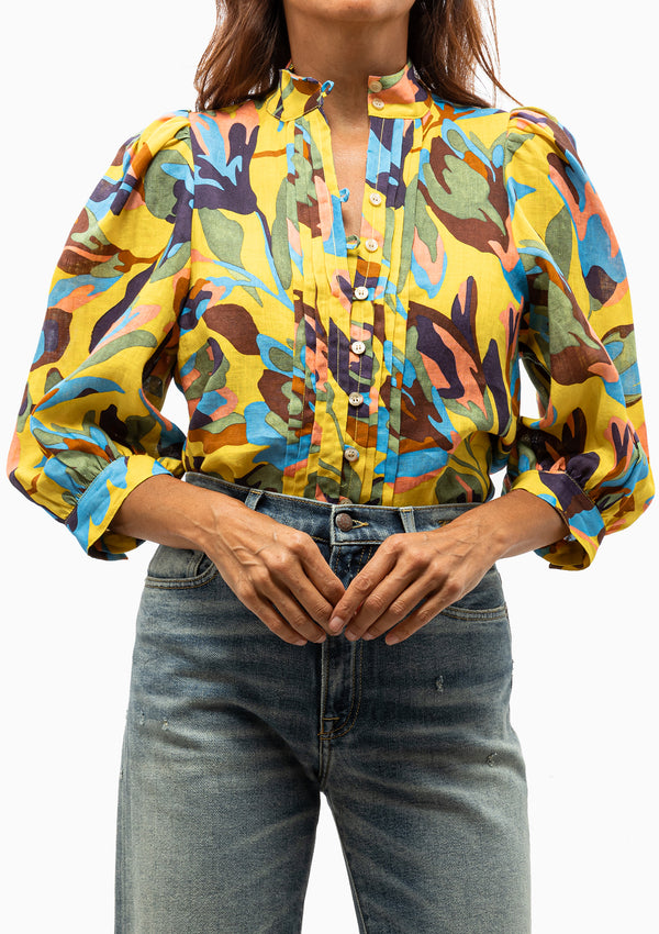 Frontier Blouse | Tropical Yellow