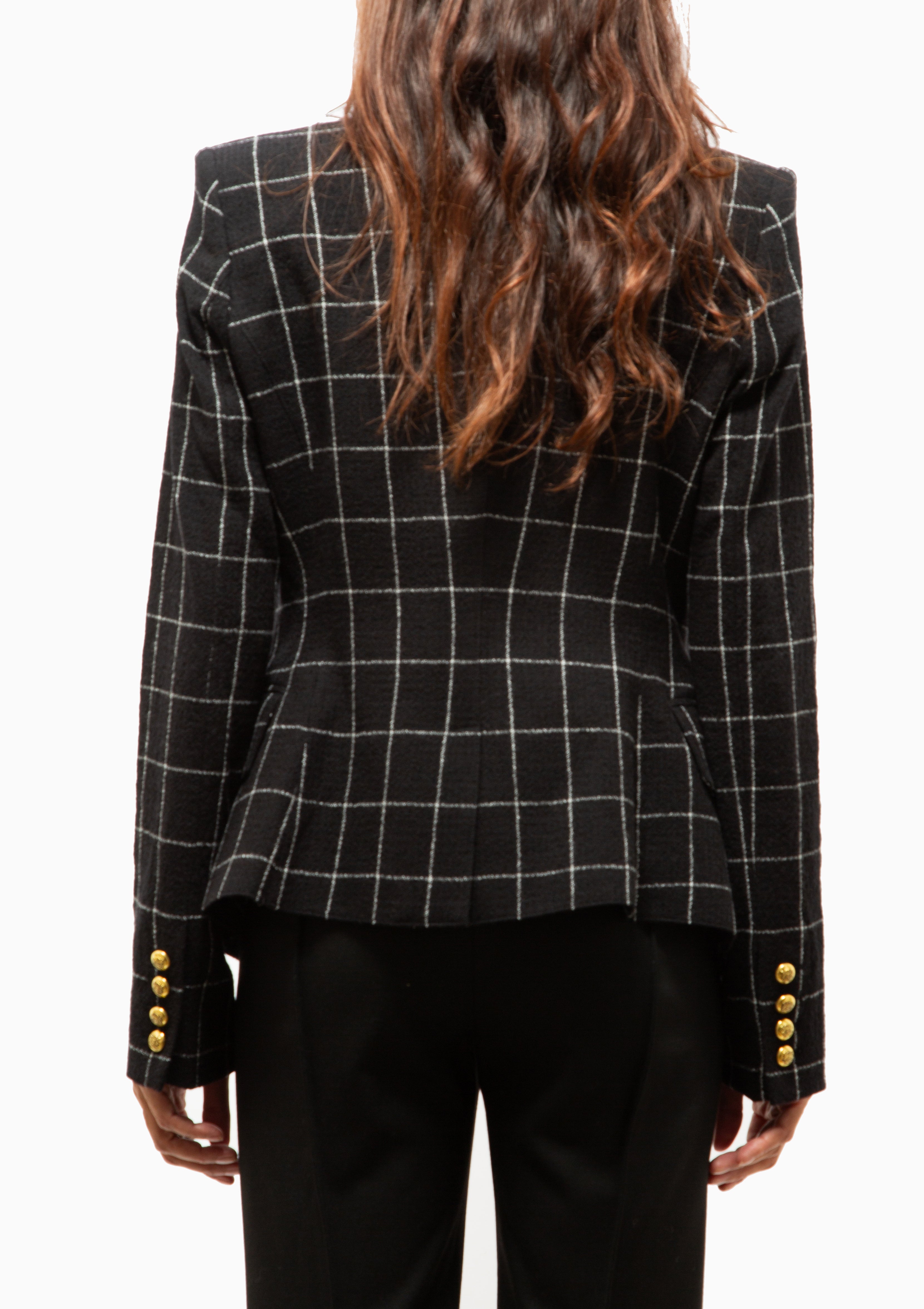 Mini Not a DB Blazer | Black Grid