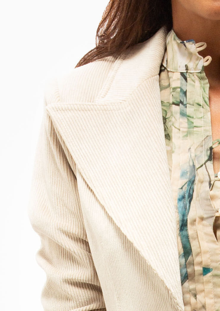 Patch Pocket Birkin Blazer | Birch Corduroy