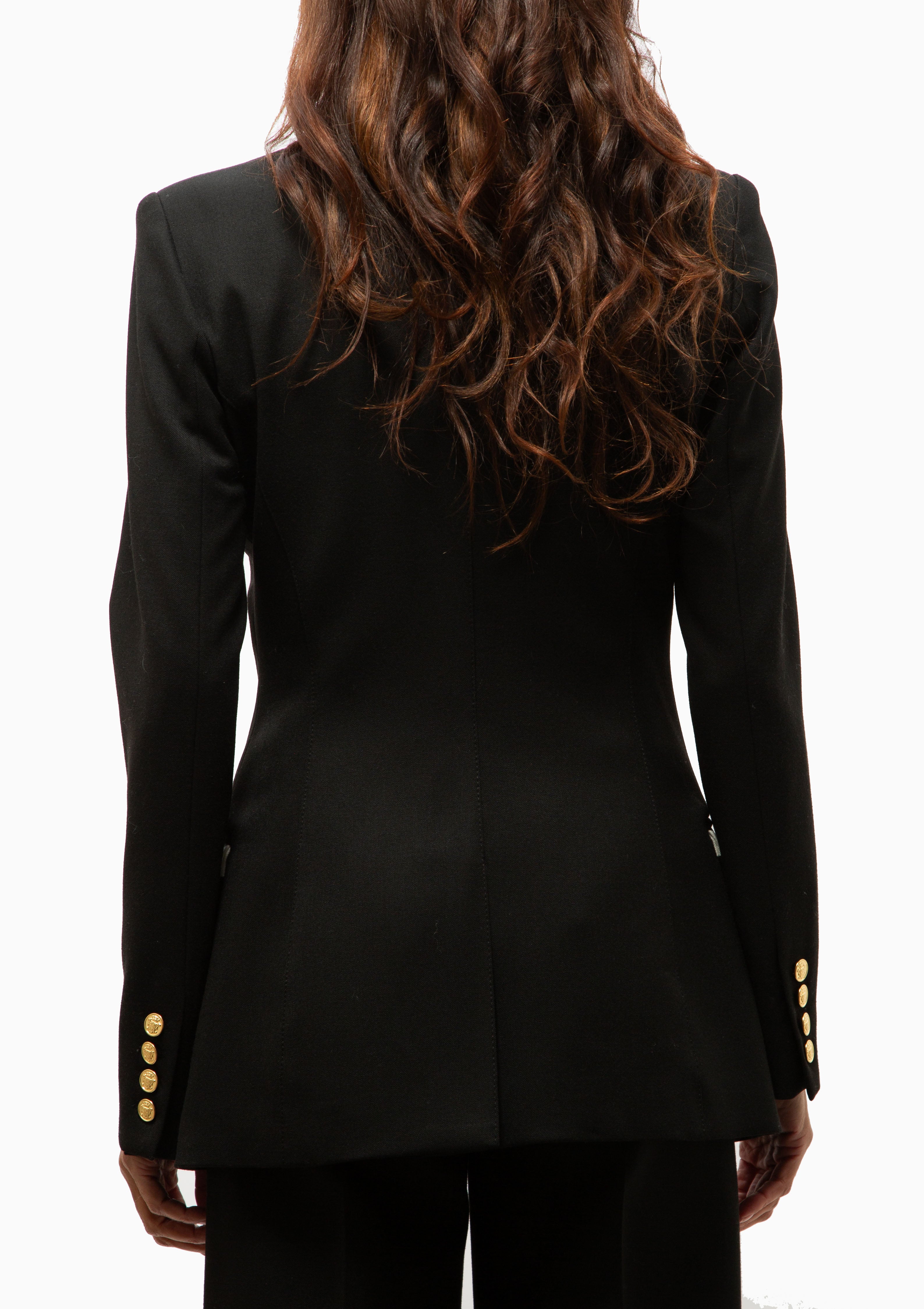 Taped Not a DB Blazer | Deep Black With Chalk