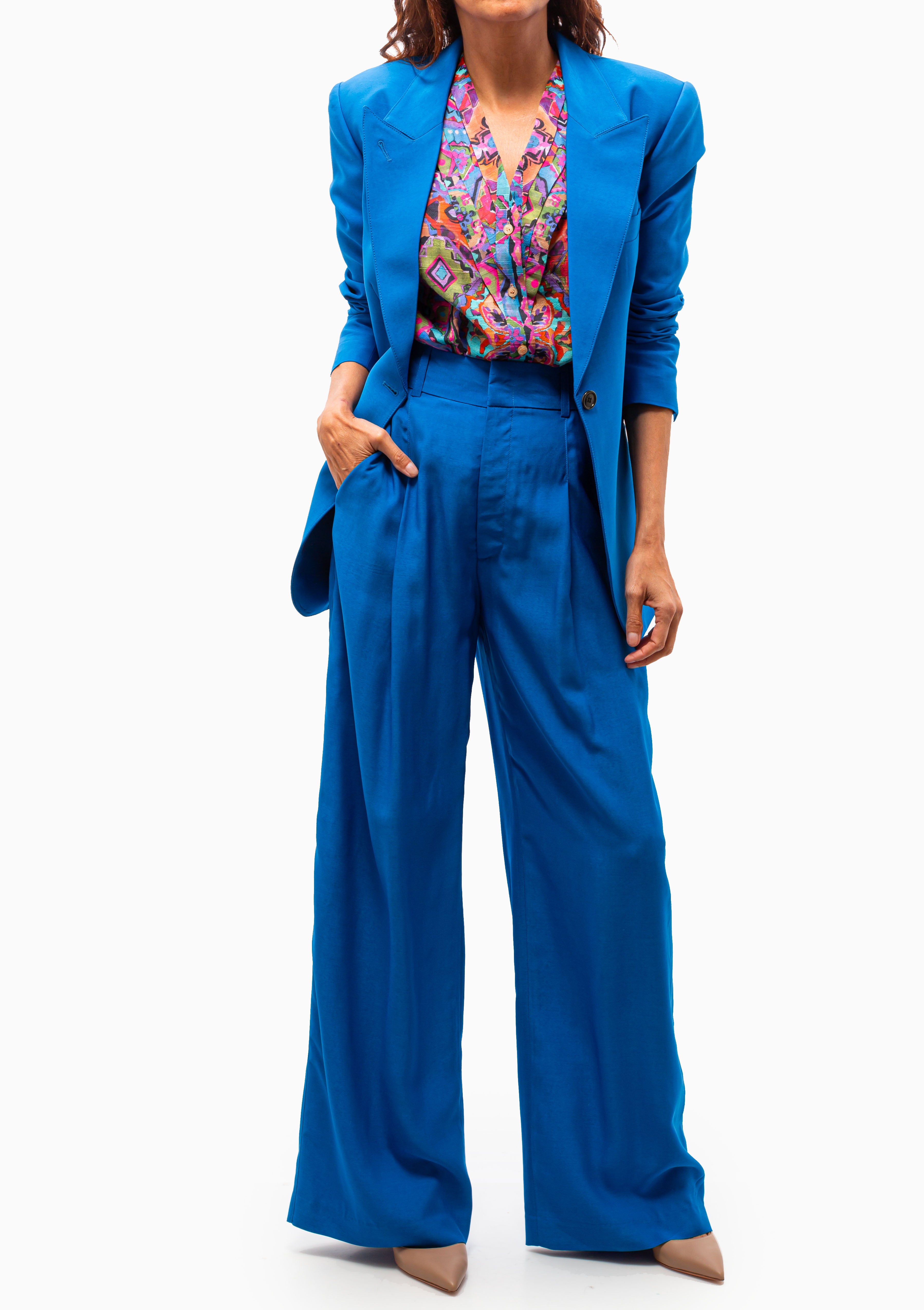 V-Neck Frontier Blouse | Moroccan Multi