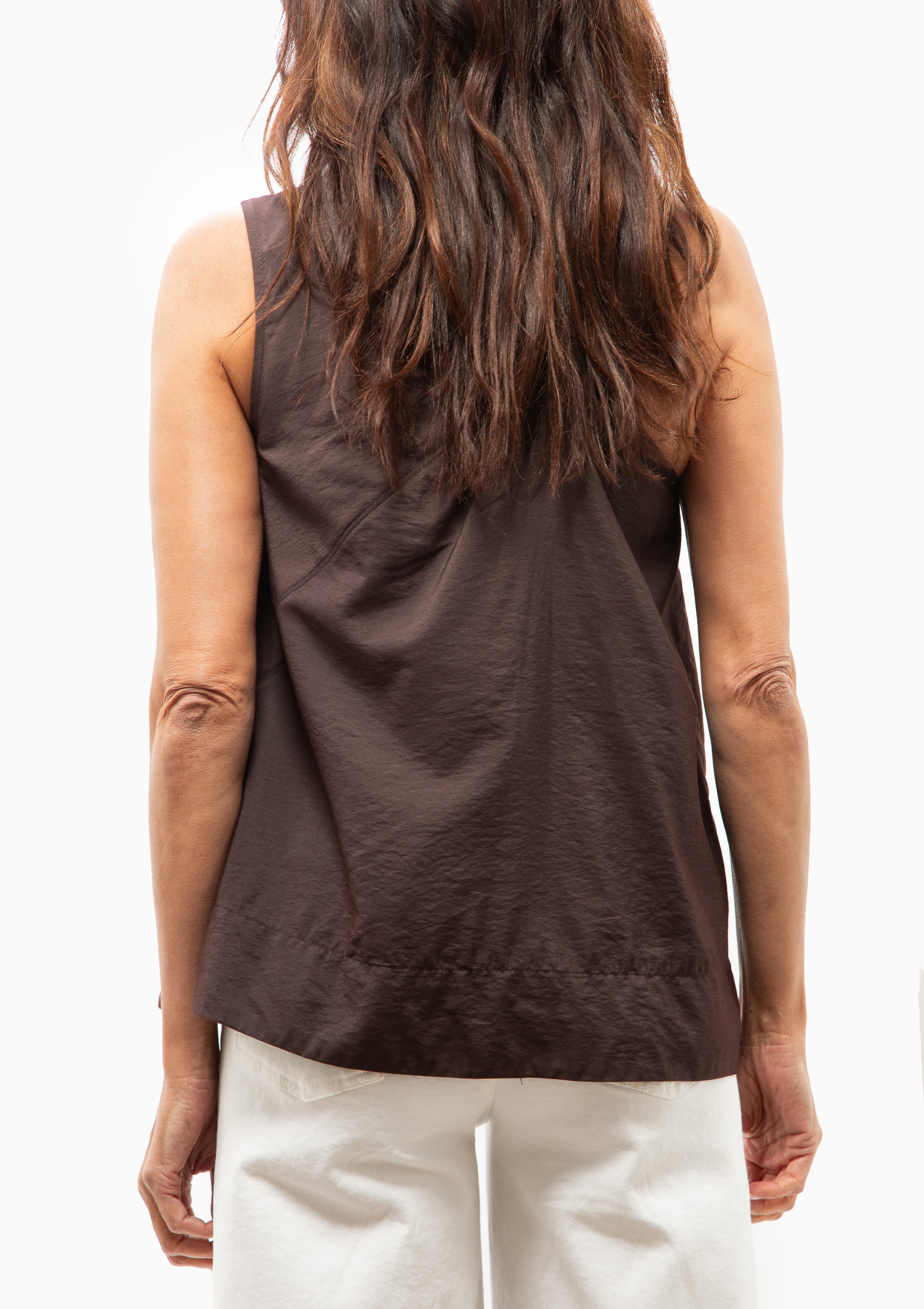 Enora Top | Marron Fonce