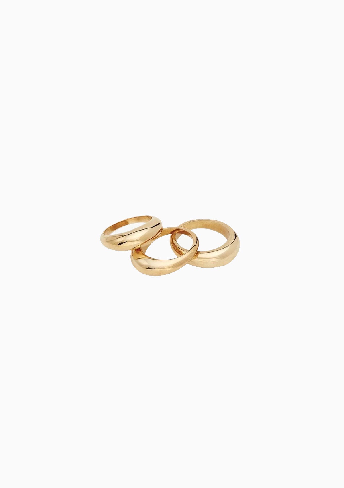 Fanned Stacking Rings | Gold