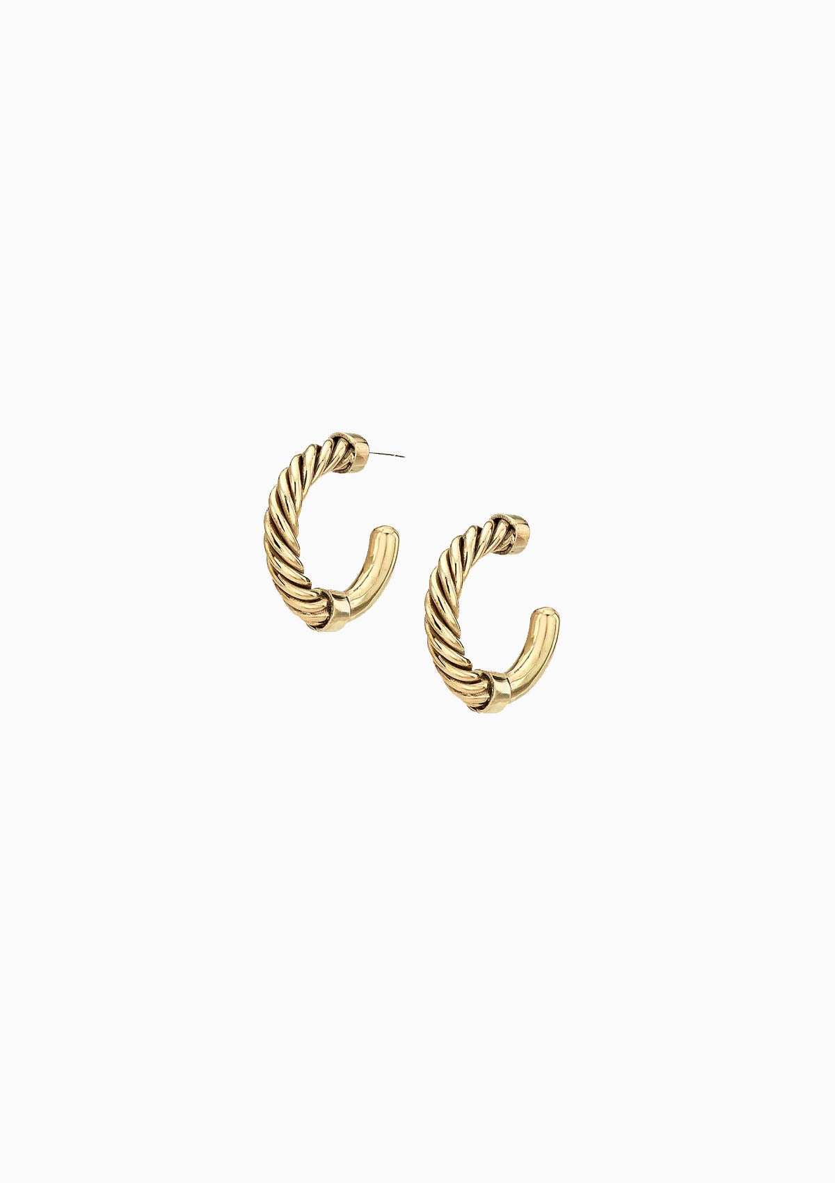 Uzi Mini Hoop Earrings | Gold