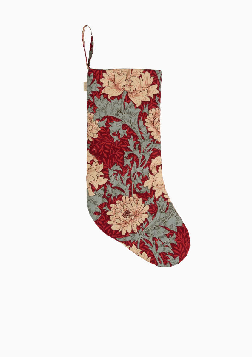 Chrysanthemum Stocking | Red