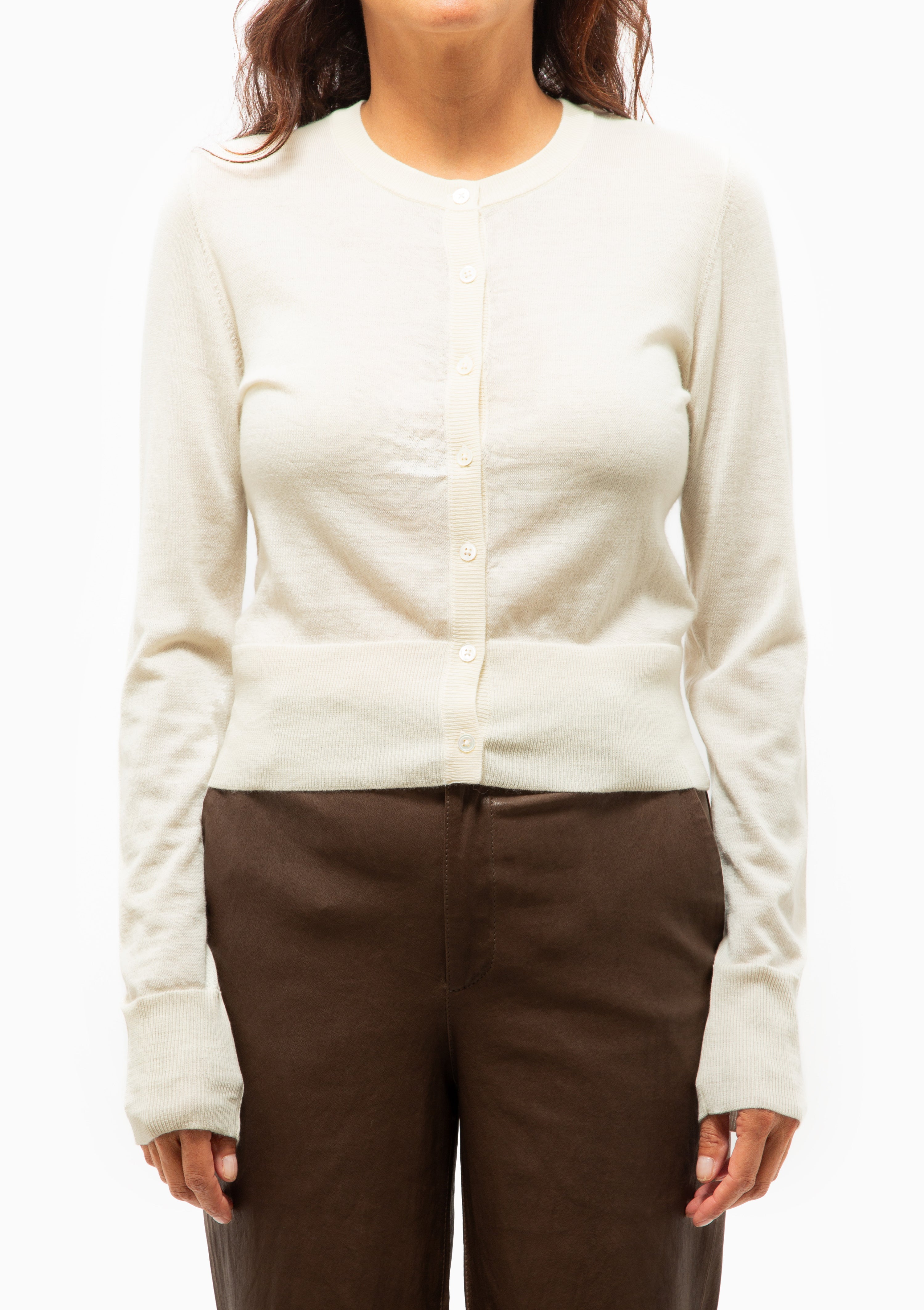 Baby Cardigan | Chalk