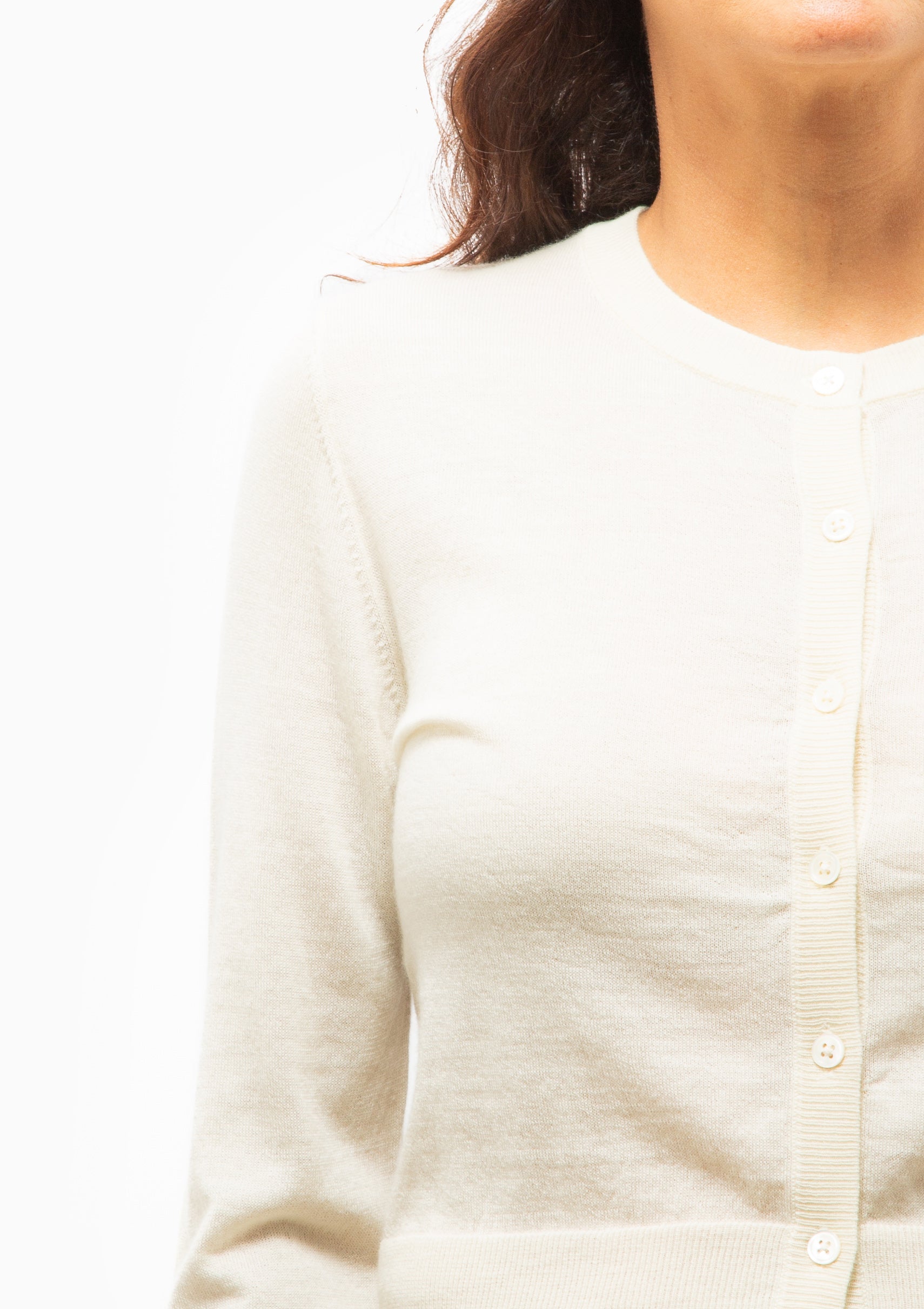 Baby Cardigan | Chalk