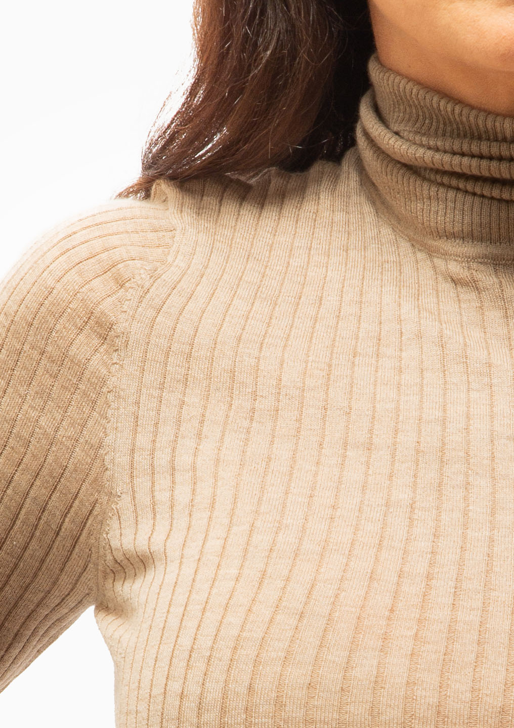 Cashmere Turtleneck | Camel