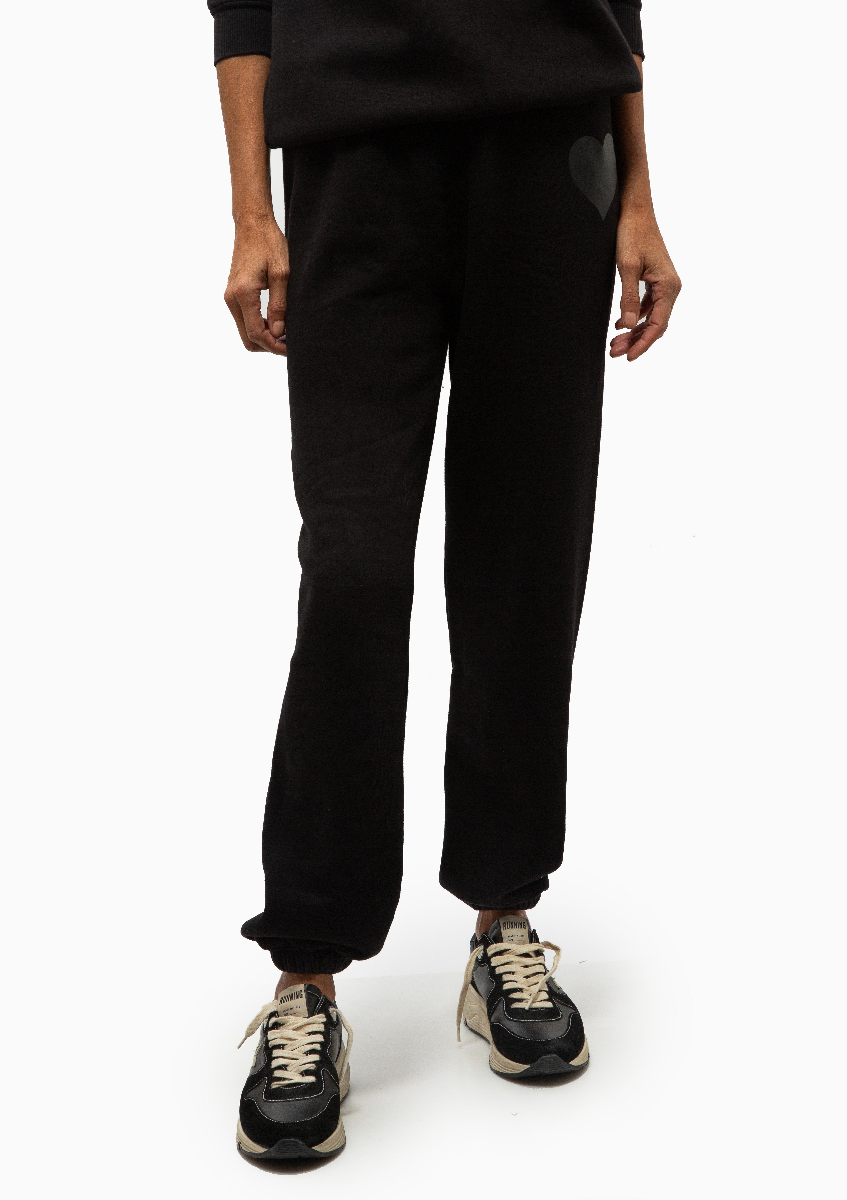 Heart Sweatpants | Black