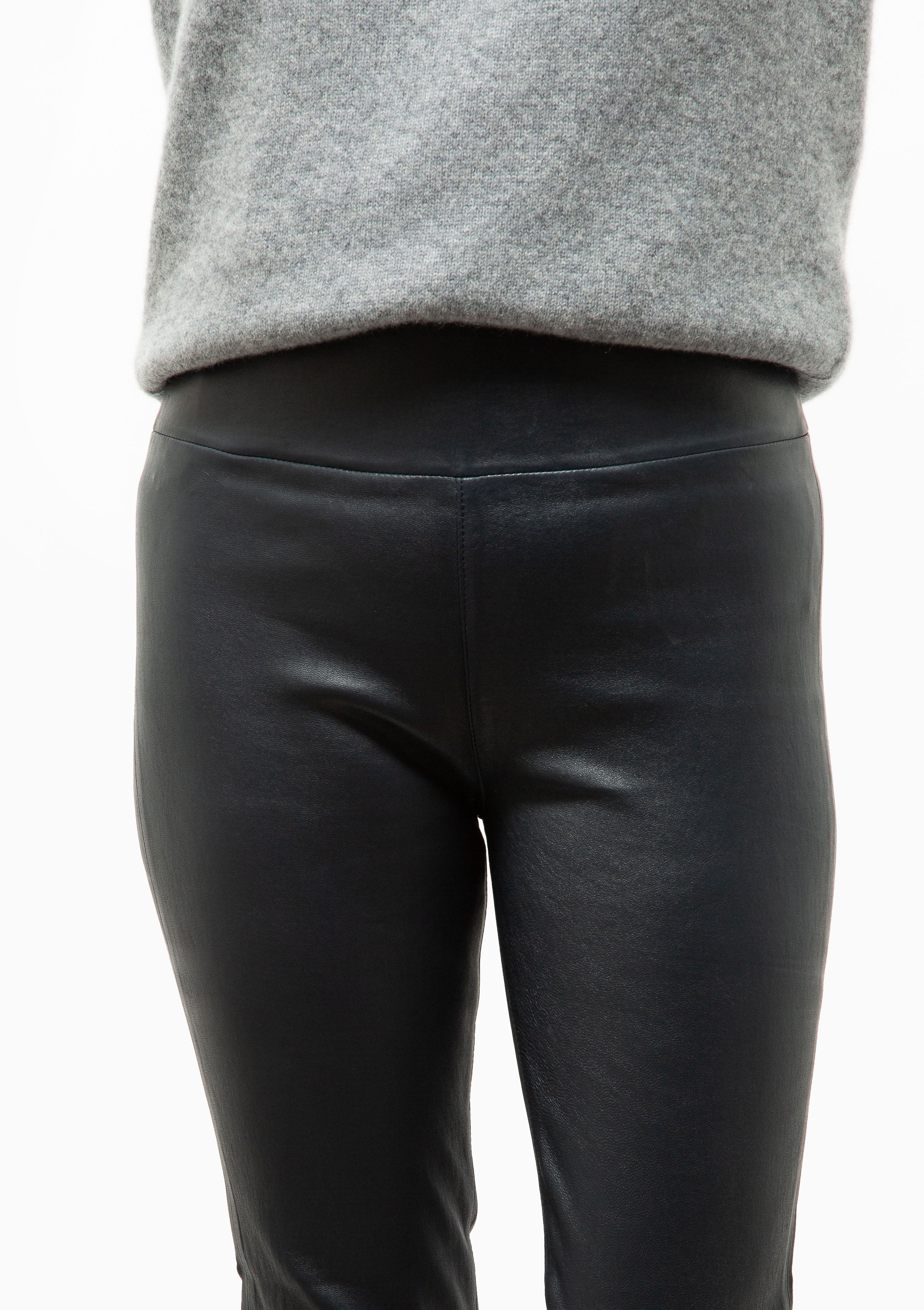Leather Ankle | Midnight