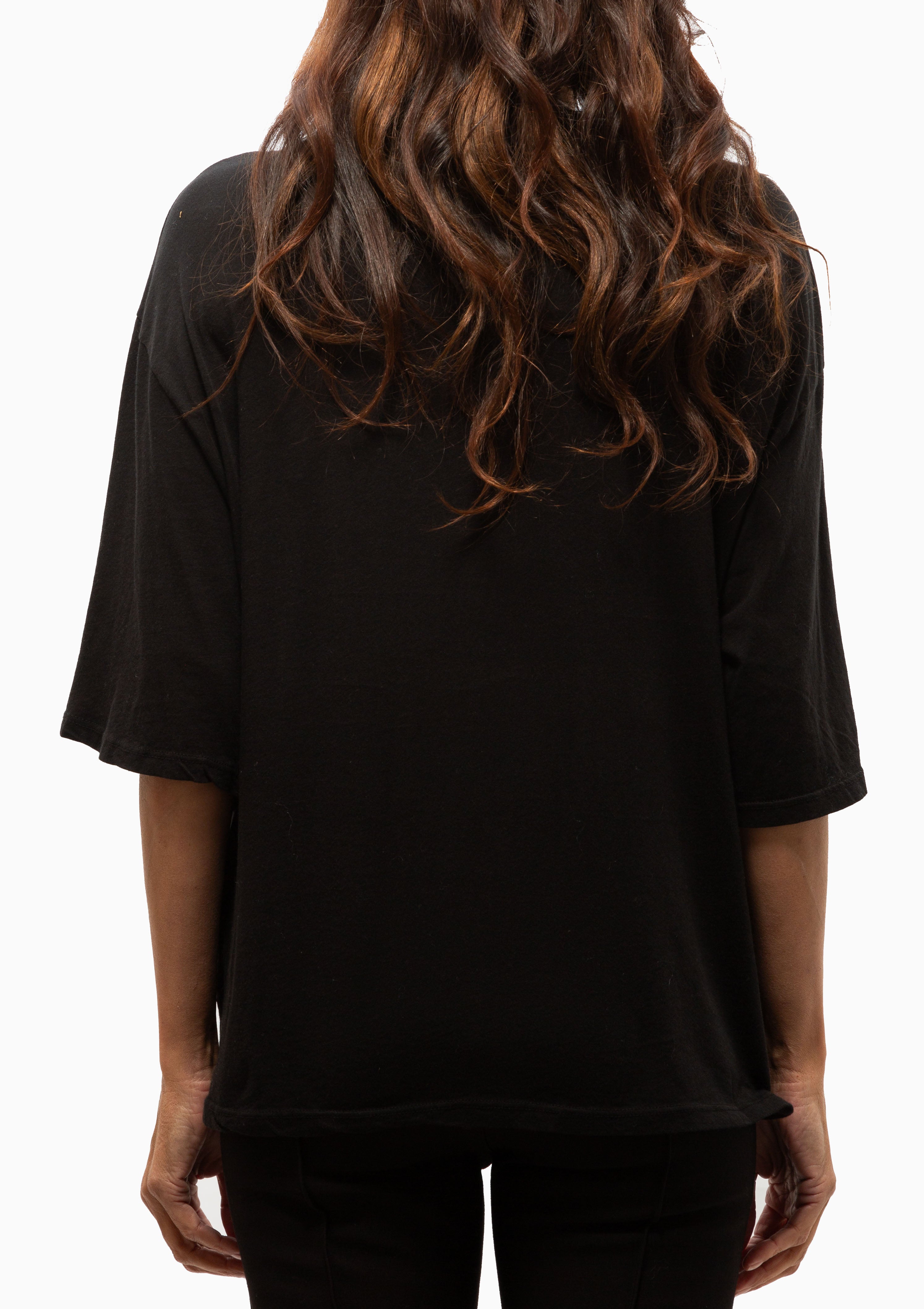Oversized Boxy T-Shirt | Black