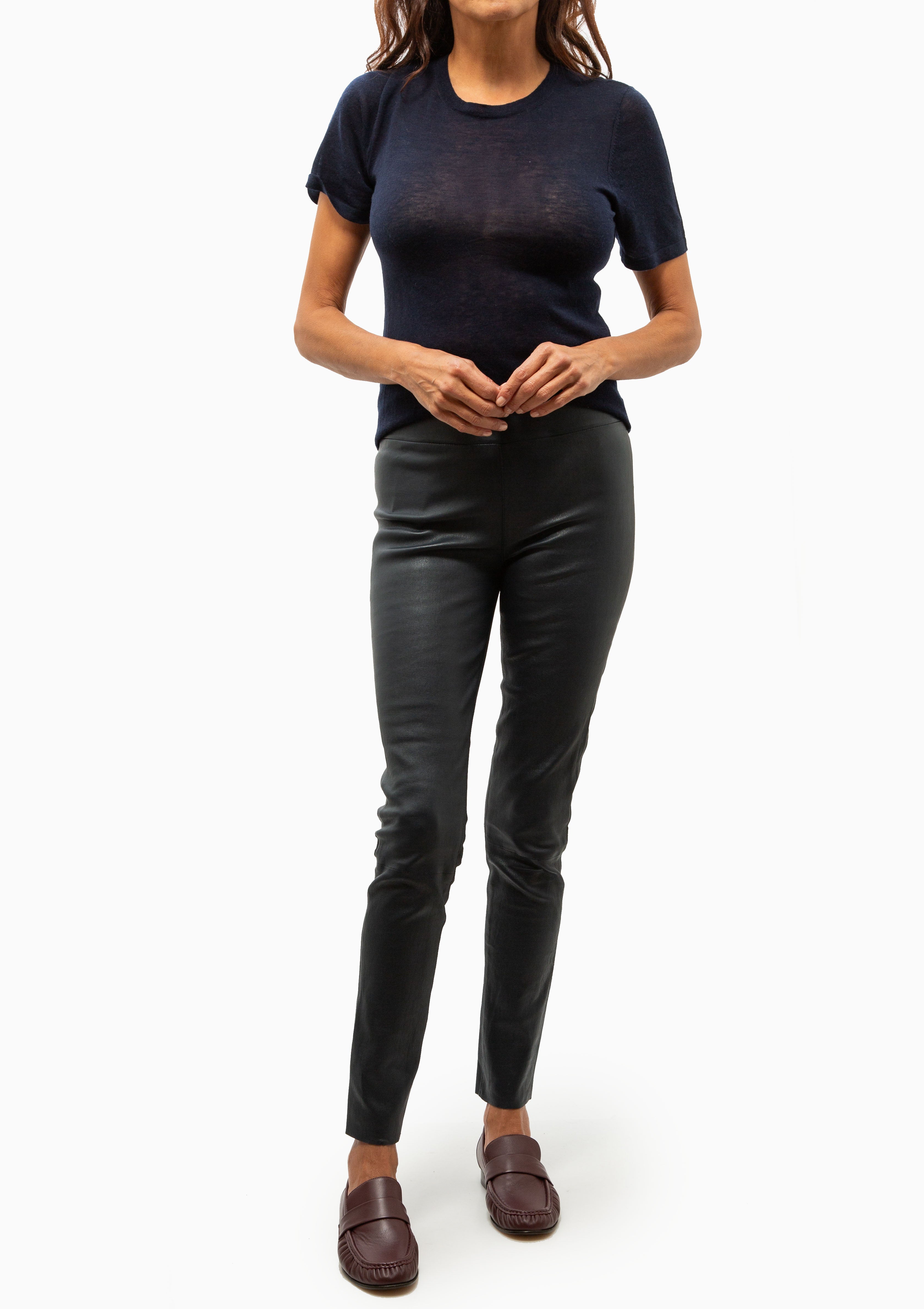 Tissue Cashmere Classic Tee | Navy