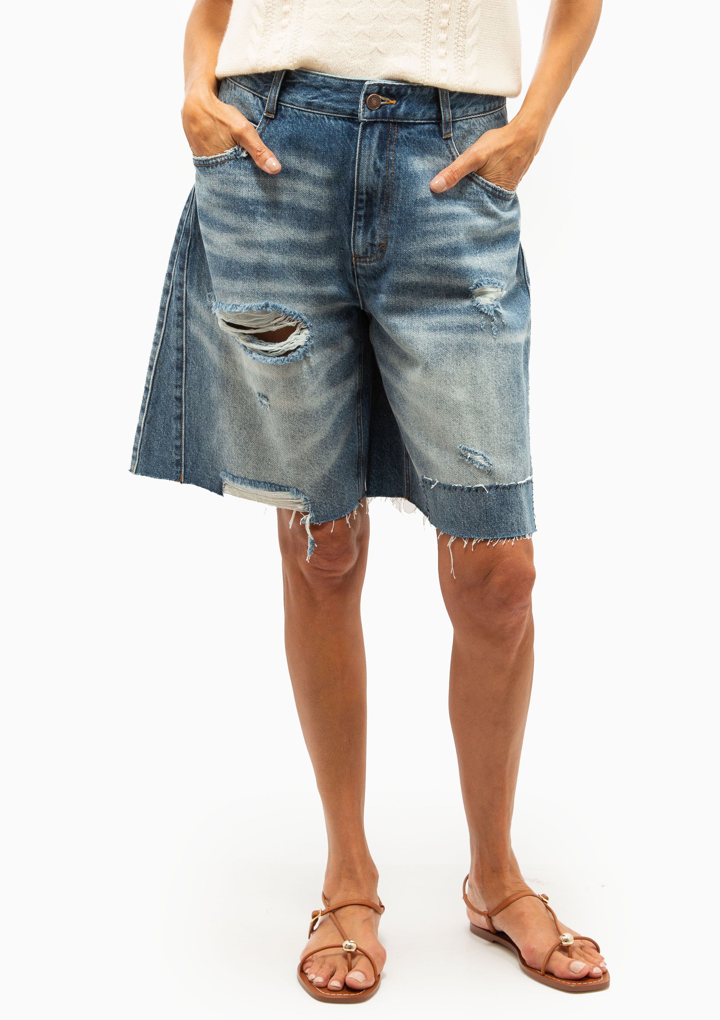 Milene Shorts | Blue