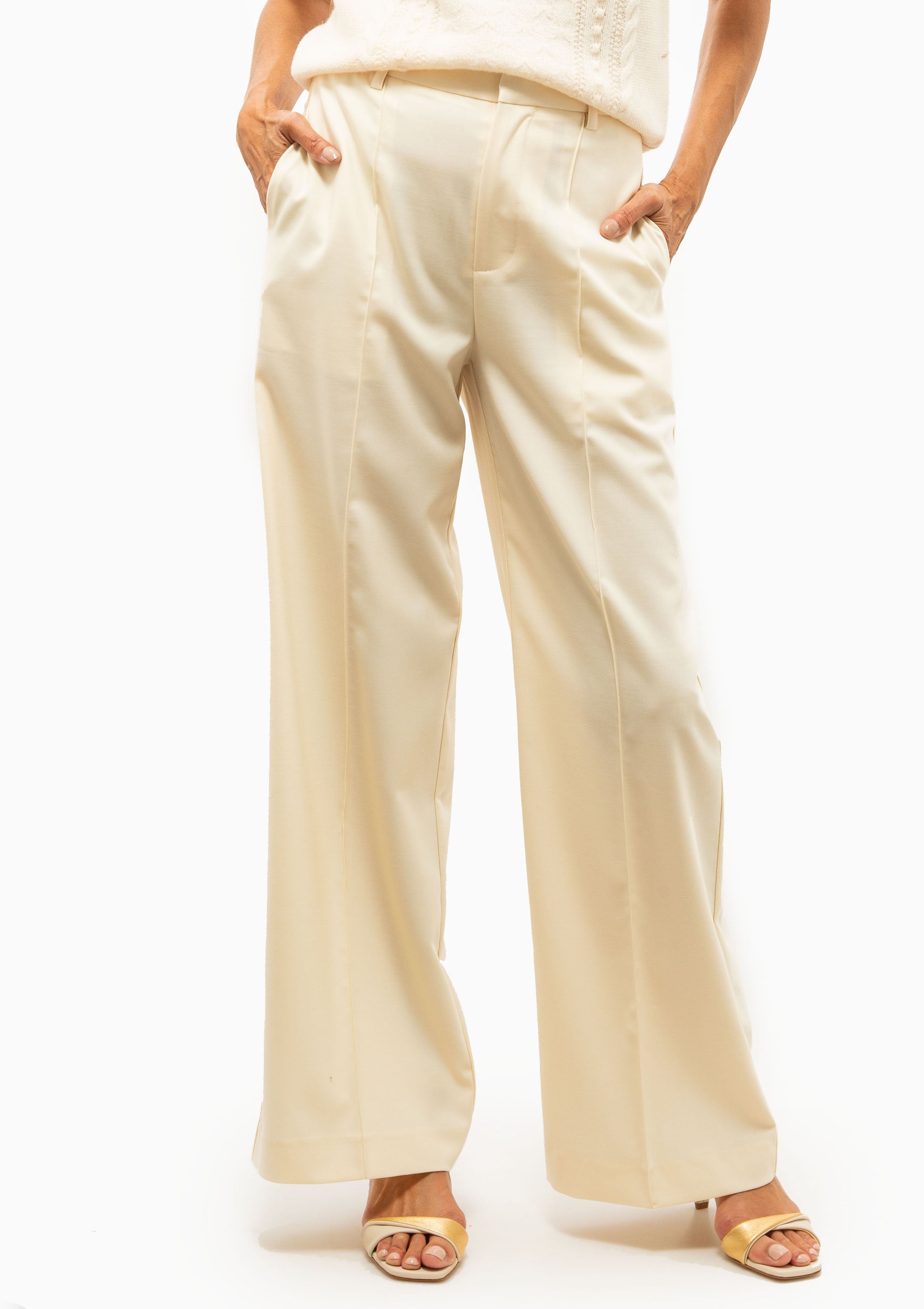 Taliyah Trouser | Ivory
