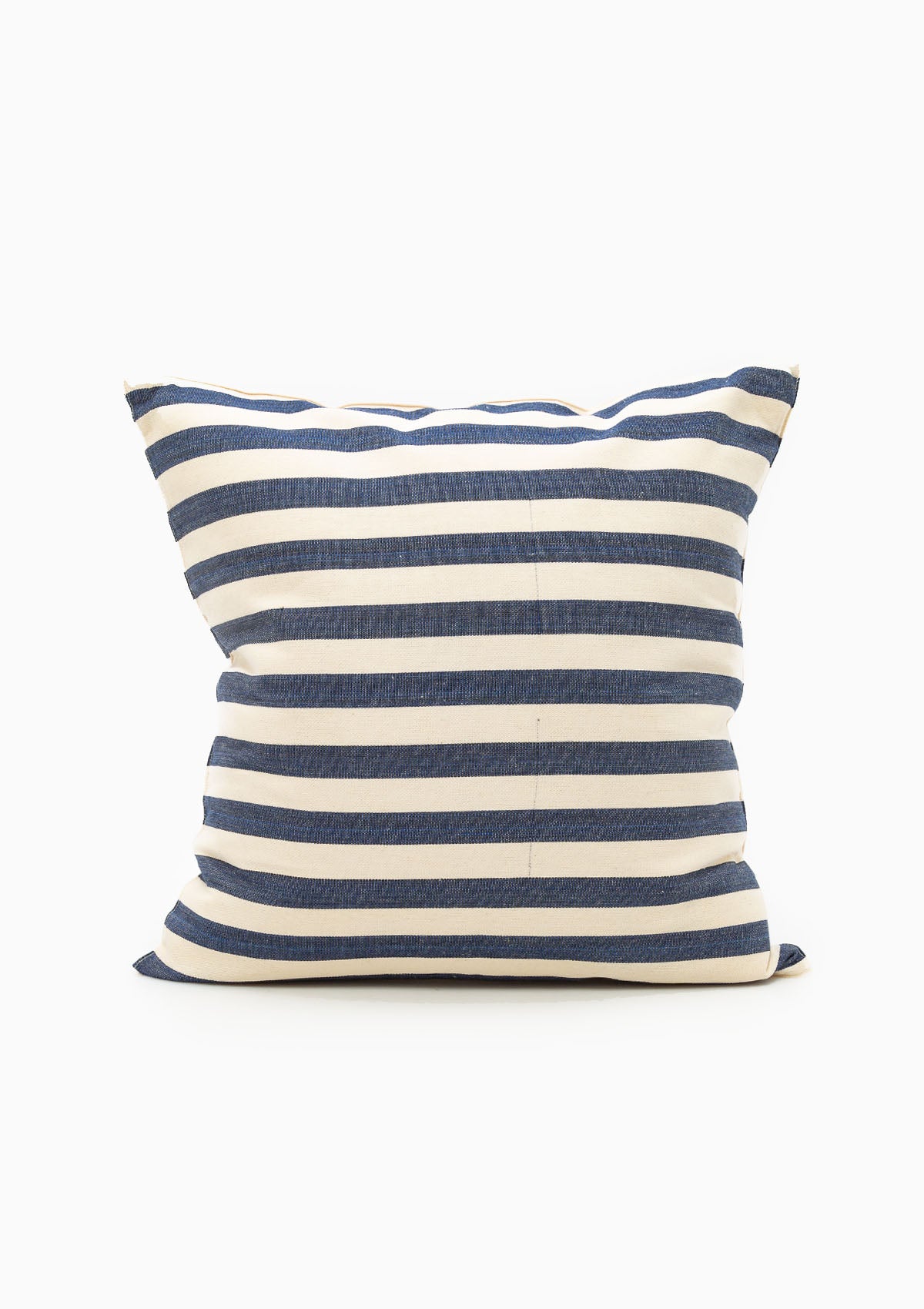 New Cushion, Navy/Off White Bold Stripe | 20" x 20"