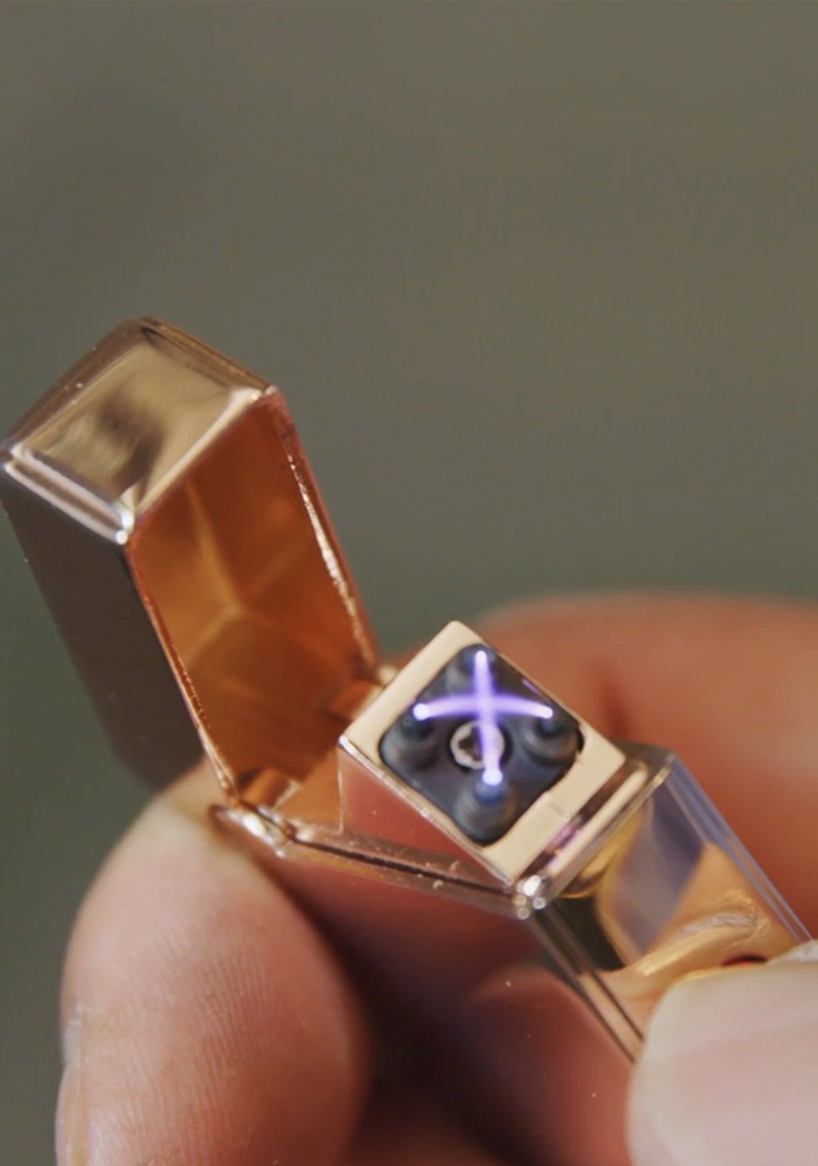 Pocket Electric Arc Lighter | Gold