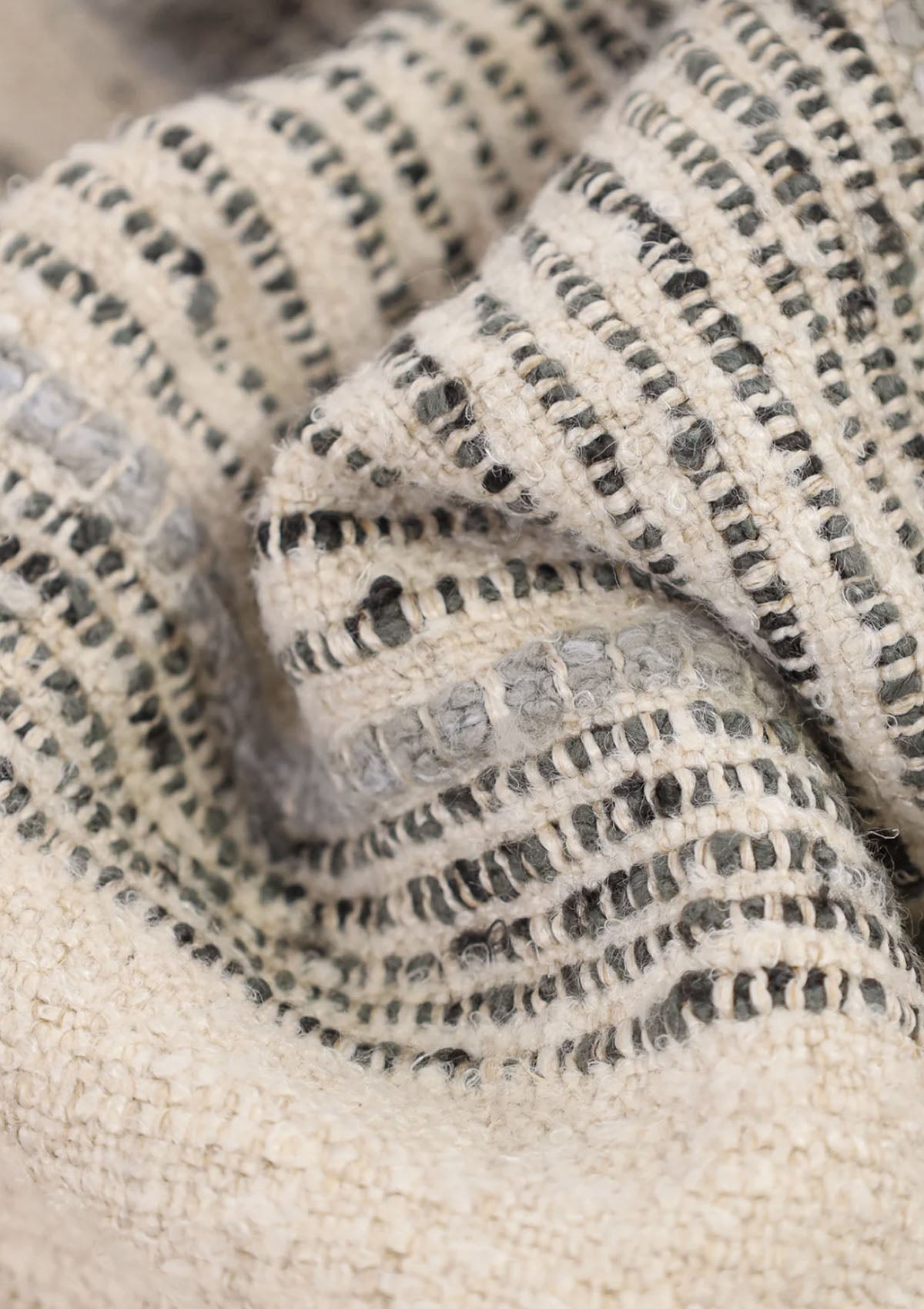 Davis Throw, Natural/Grey | 75" x 53"